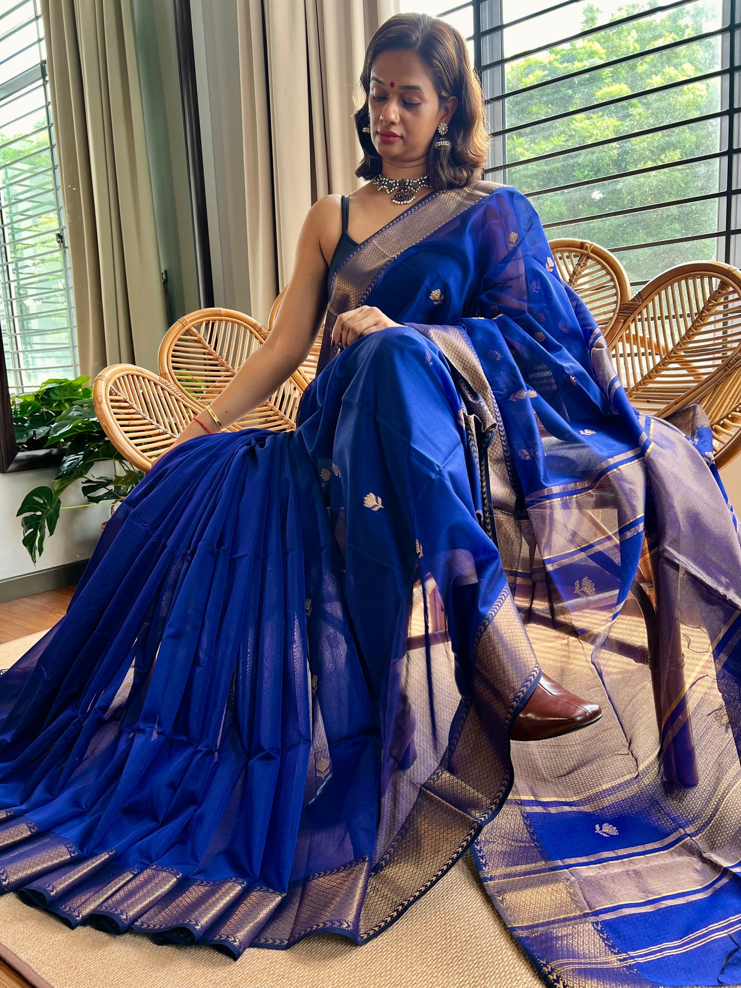 Maheswar silk cotton saree