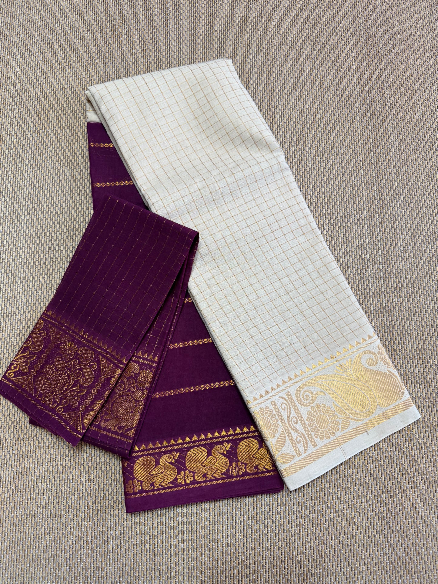 Fusion Madurai Cotton Saree