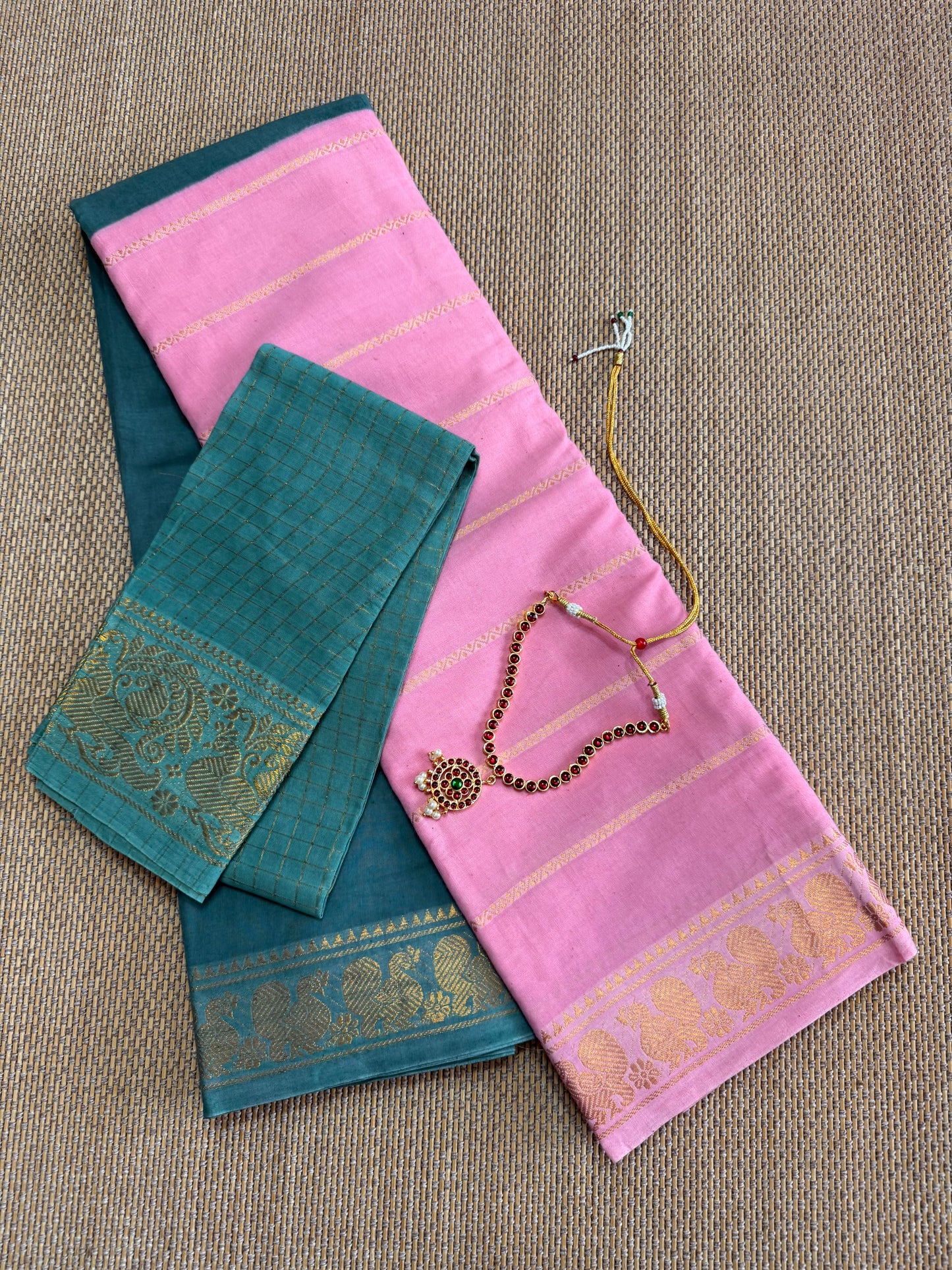 Fusion Madurai Cotton Saree