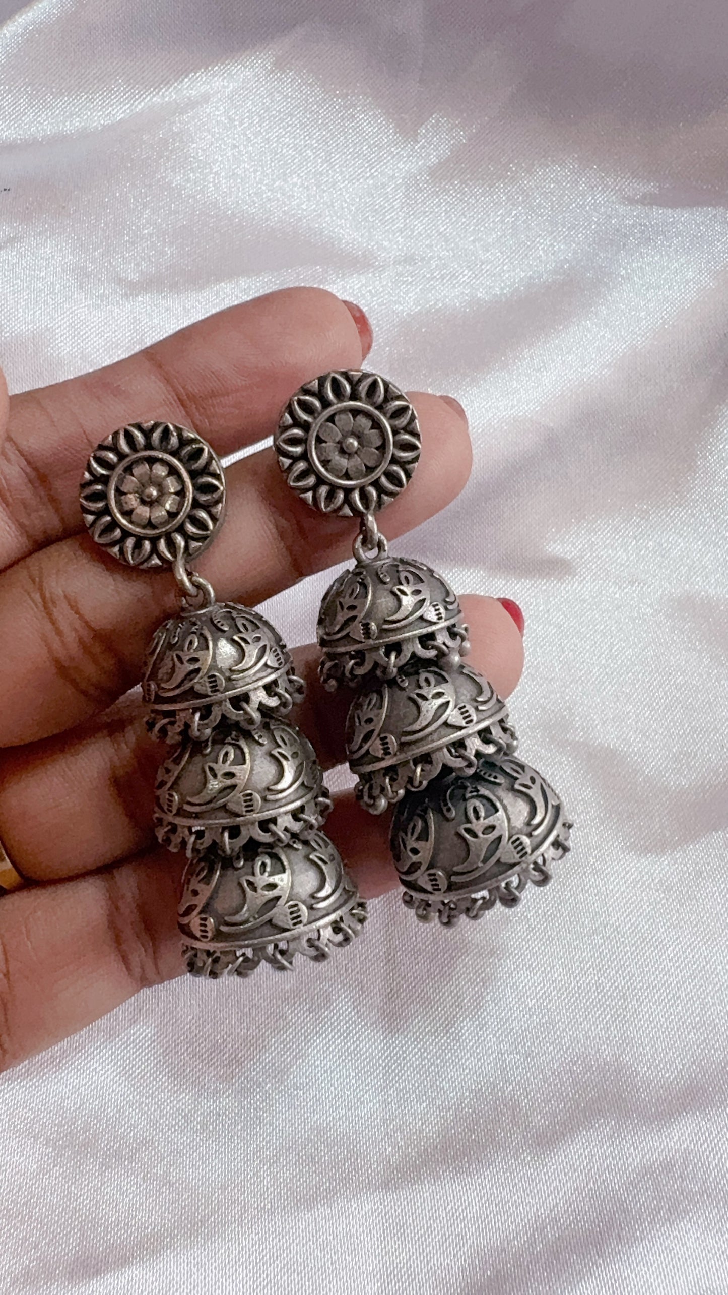 Lovely jumka earrings