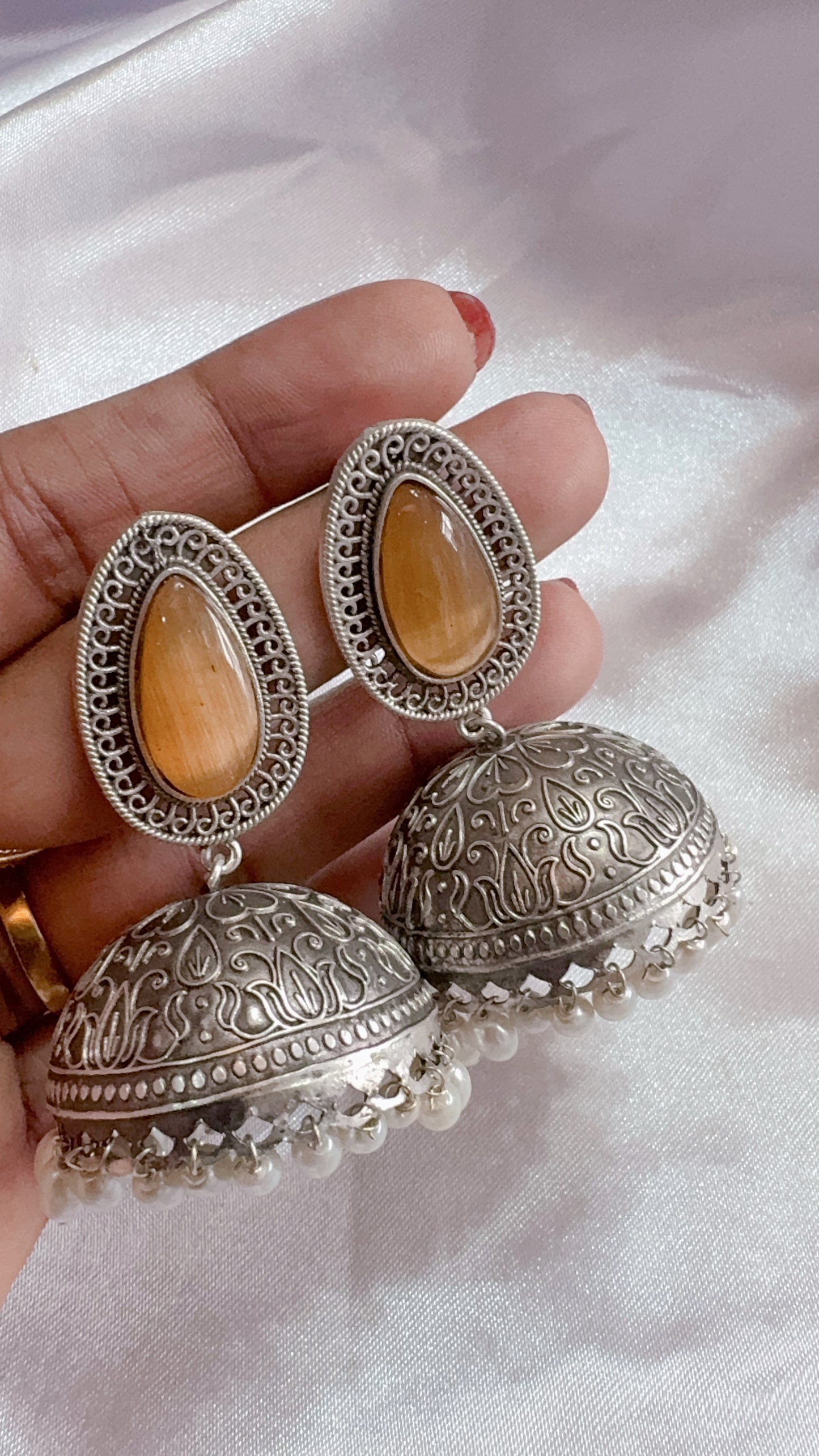 Lovely jumka earrings