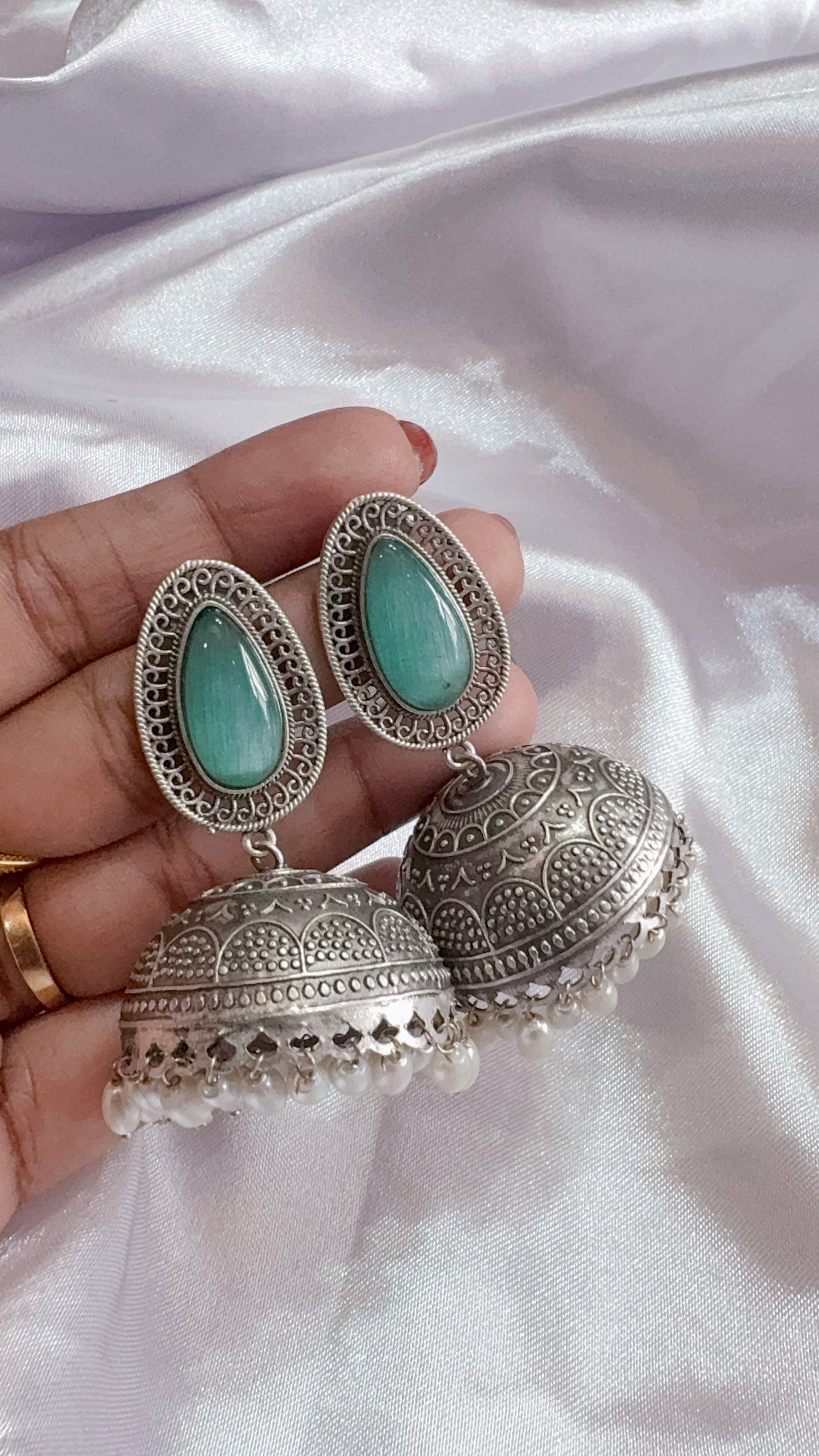 Lovely jumka earrings