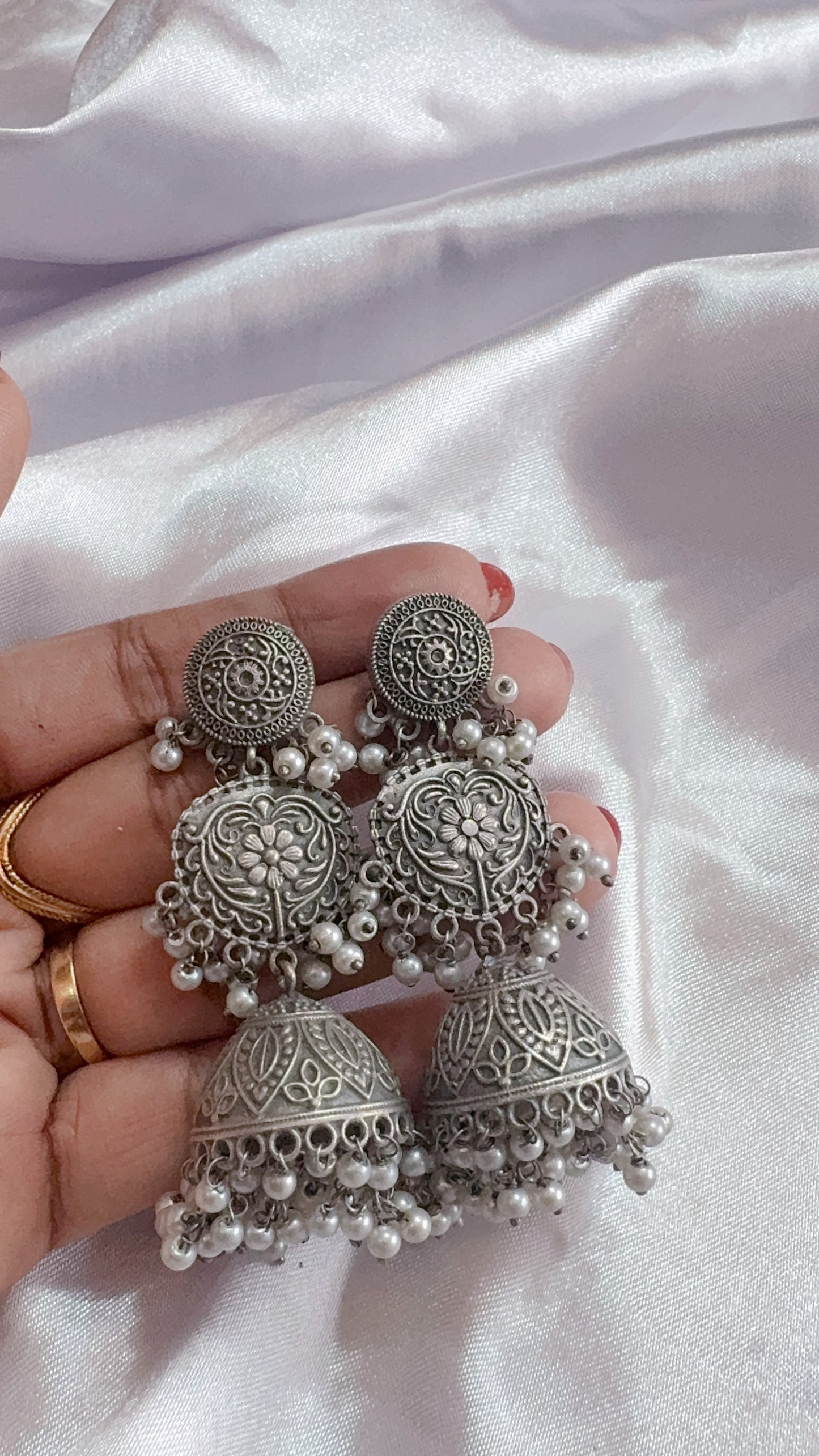 Lovely jumka earrings