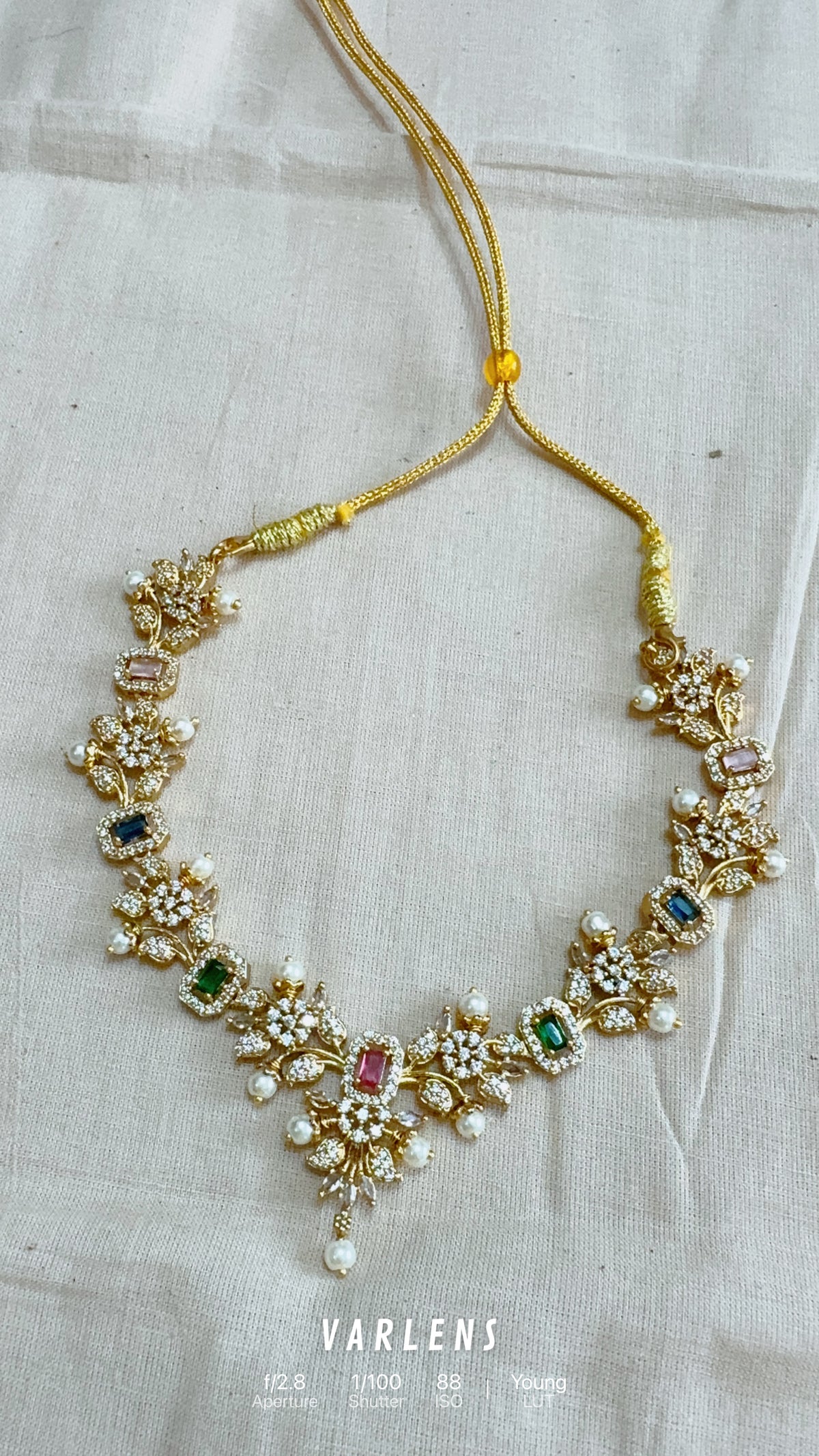 Traditional neckwear and earrings