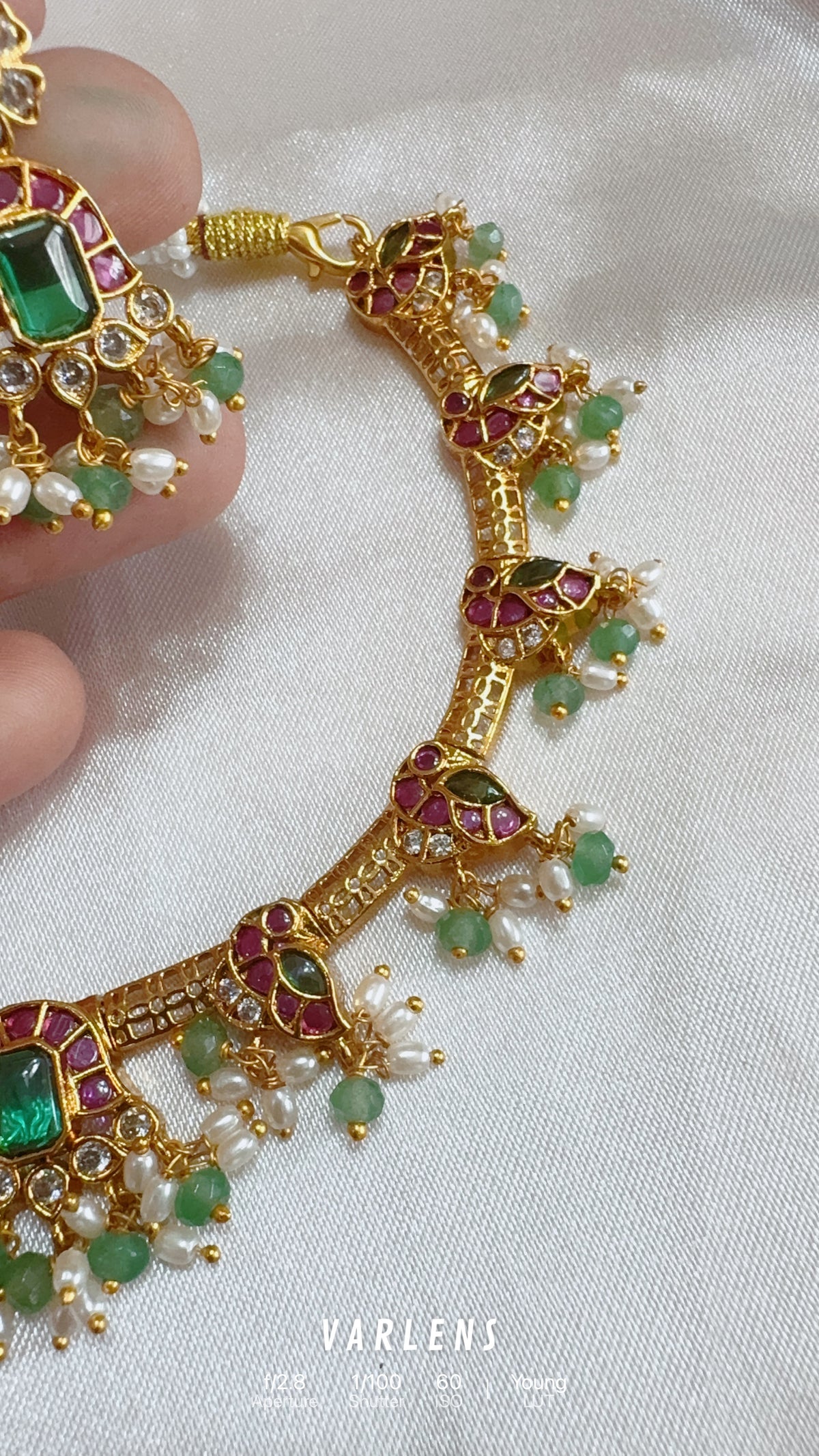 Traditional neckwear and earrings