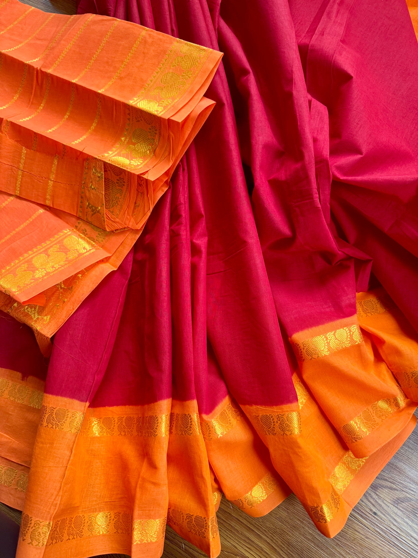 Sungudi cotton saree