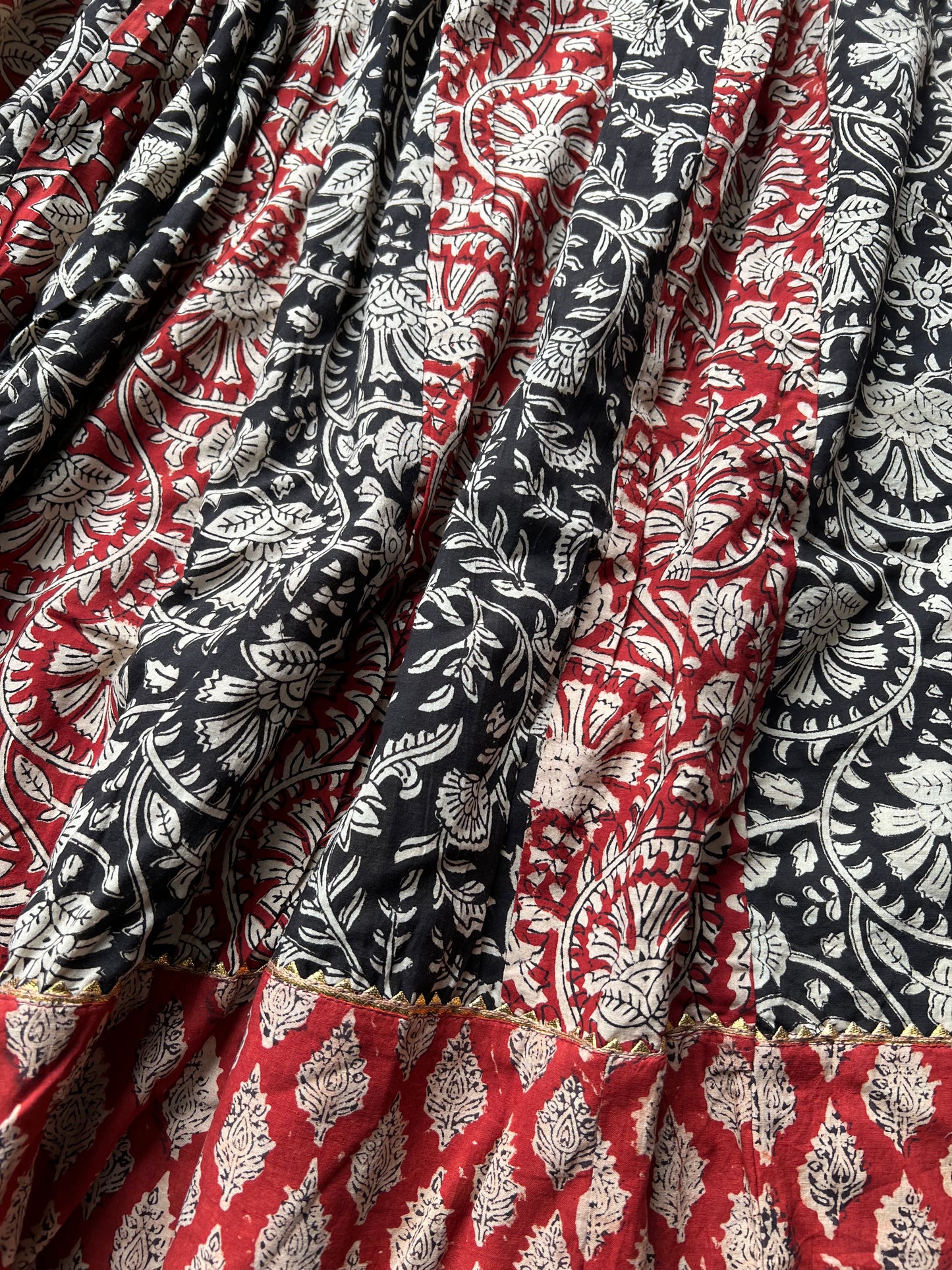 Ajrakh cotton skirt