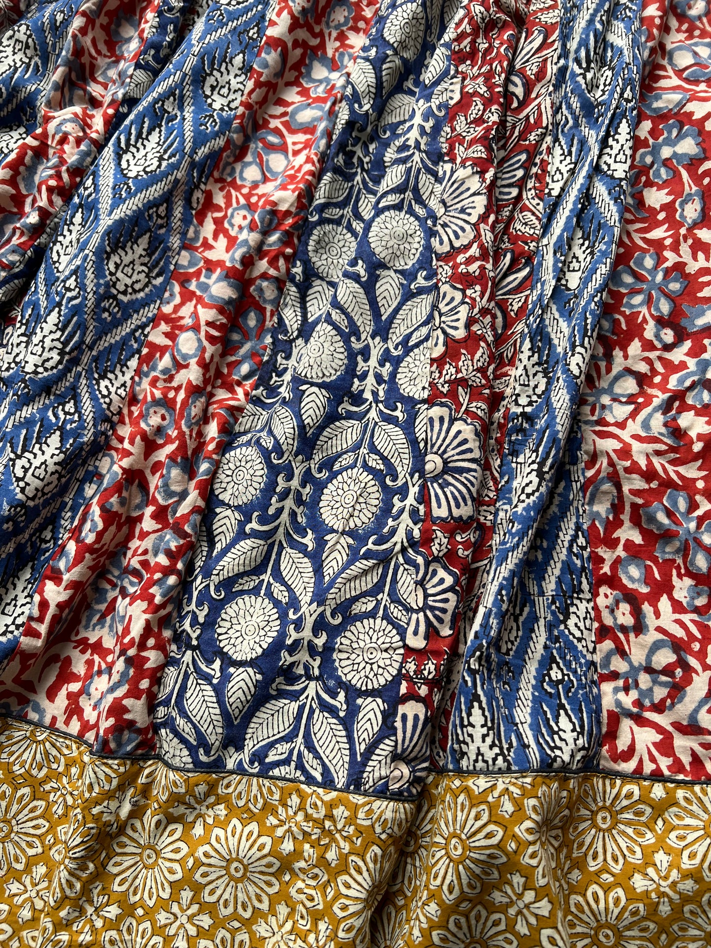 Ajrakh cotton skirt