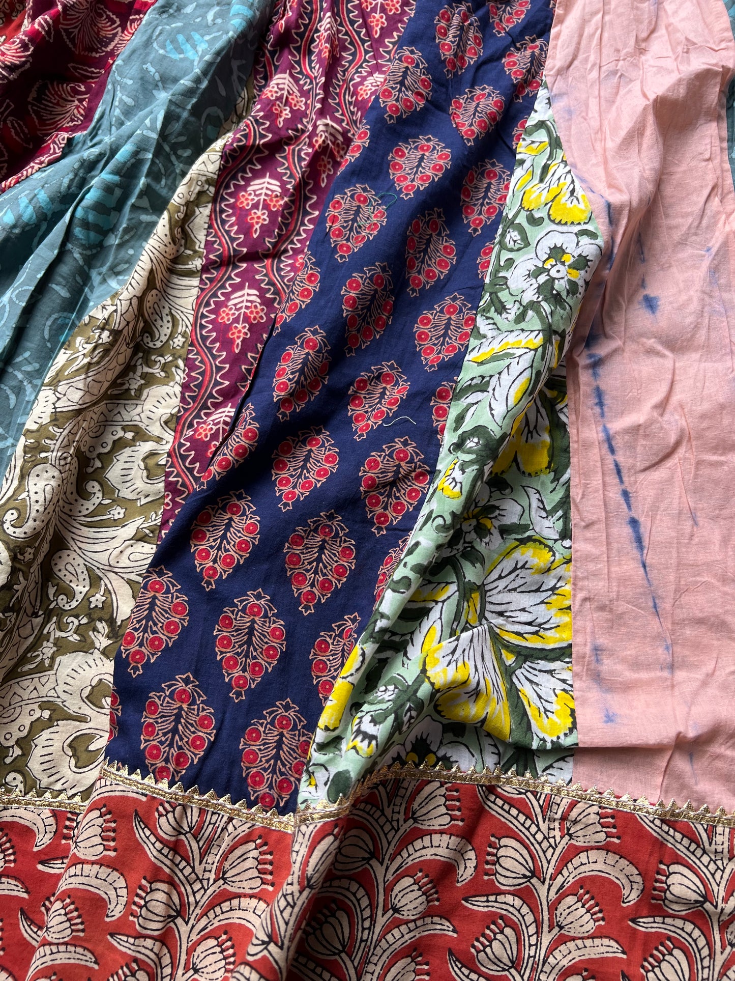 Ajrakh cotton skirt
