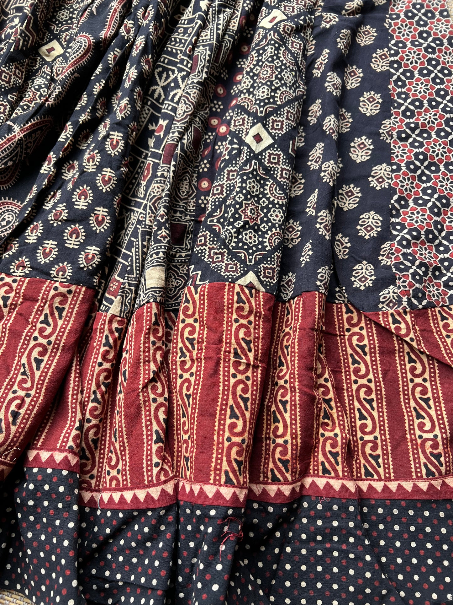 Ajrakh flair Skirt