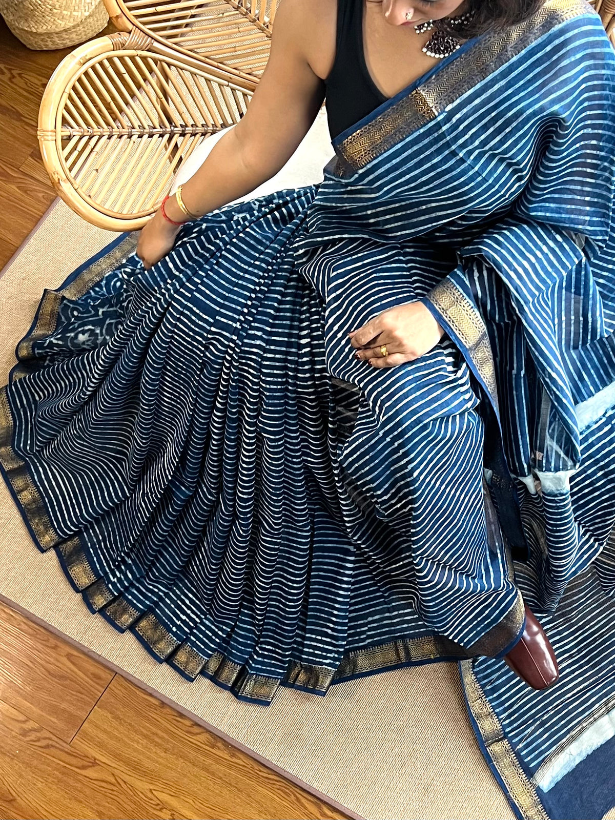 Maheswar artisan saree