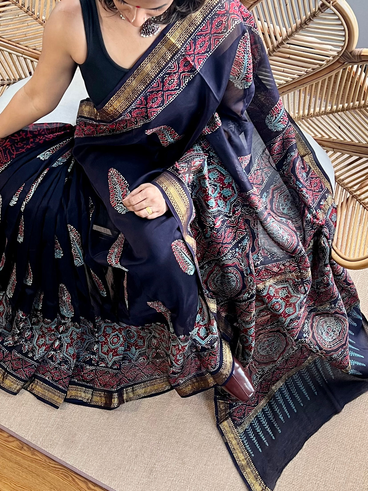 Maheswar artisan saree