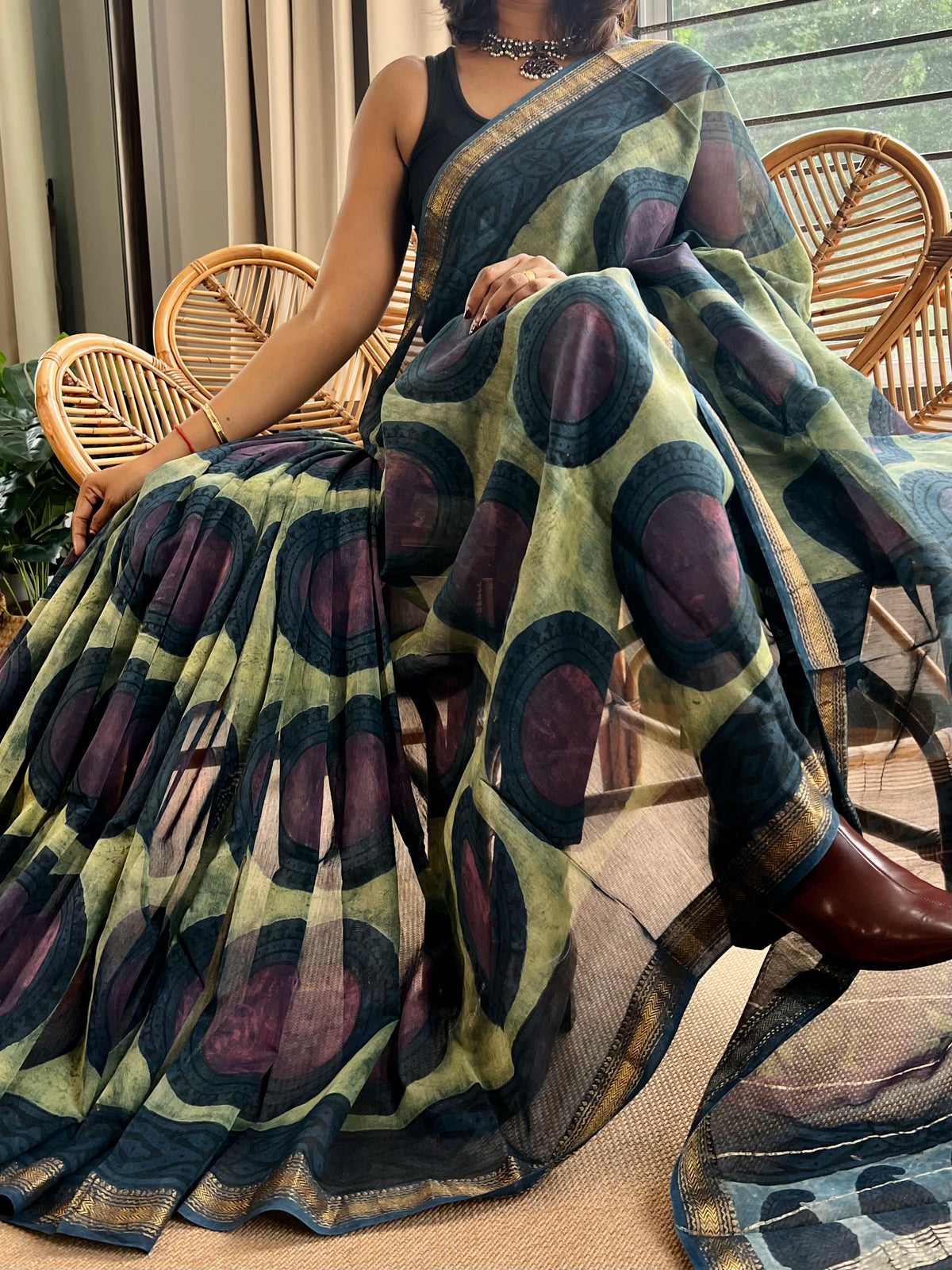 Maheswar artisan saree