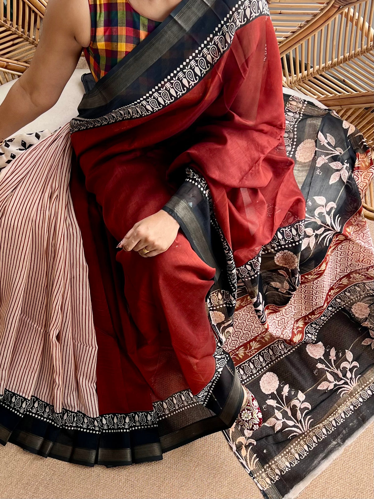 Maheswar artisan saree
