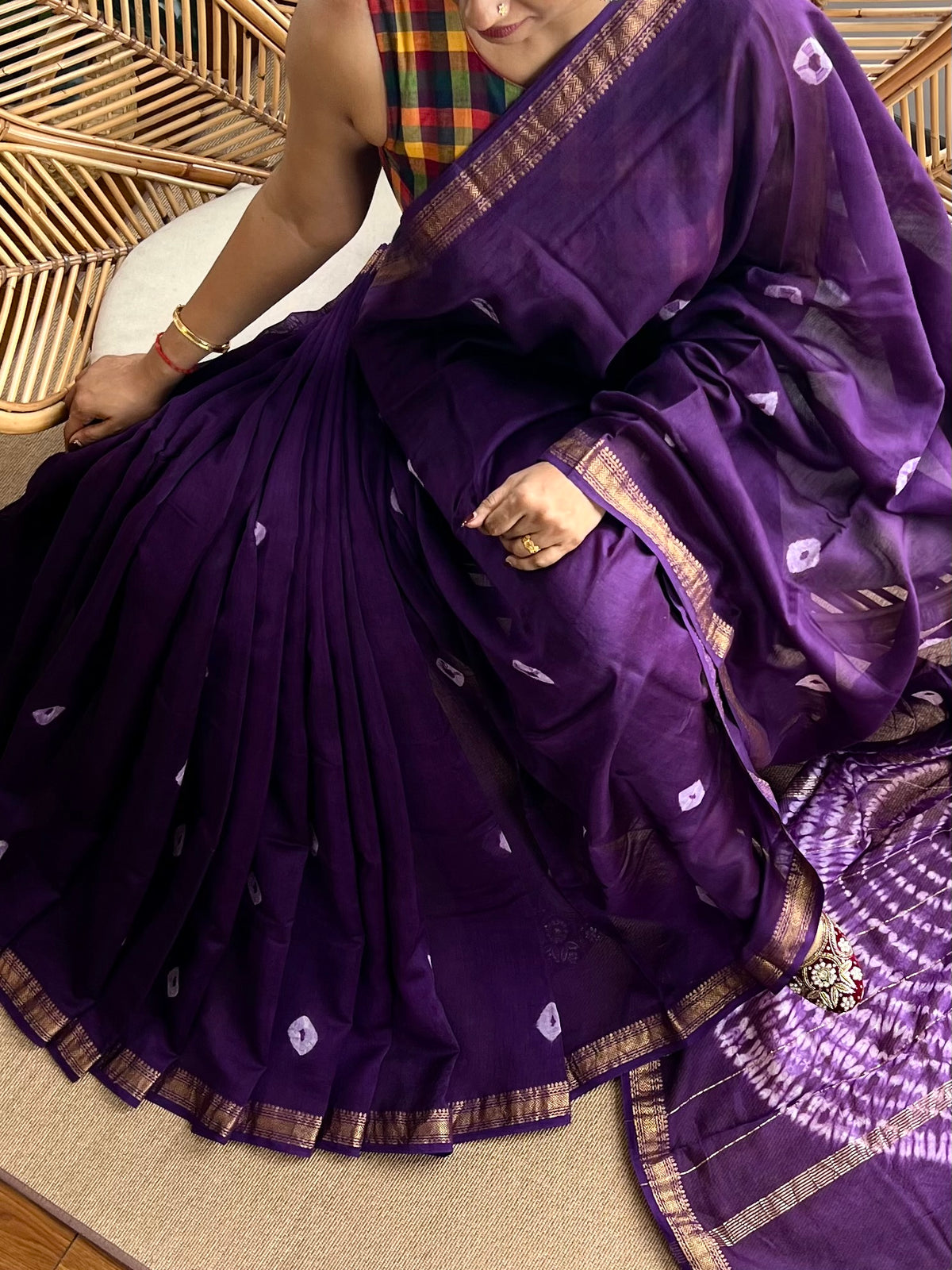 Maheswar artisan saree