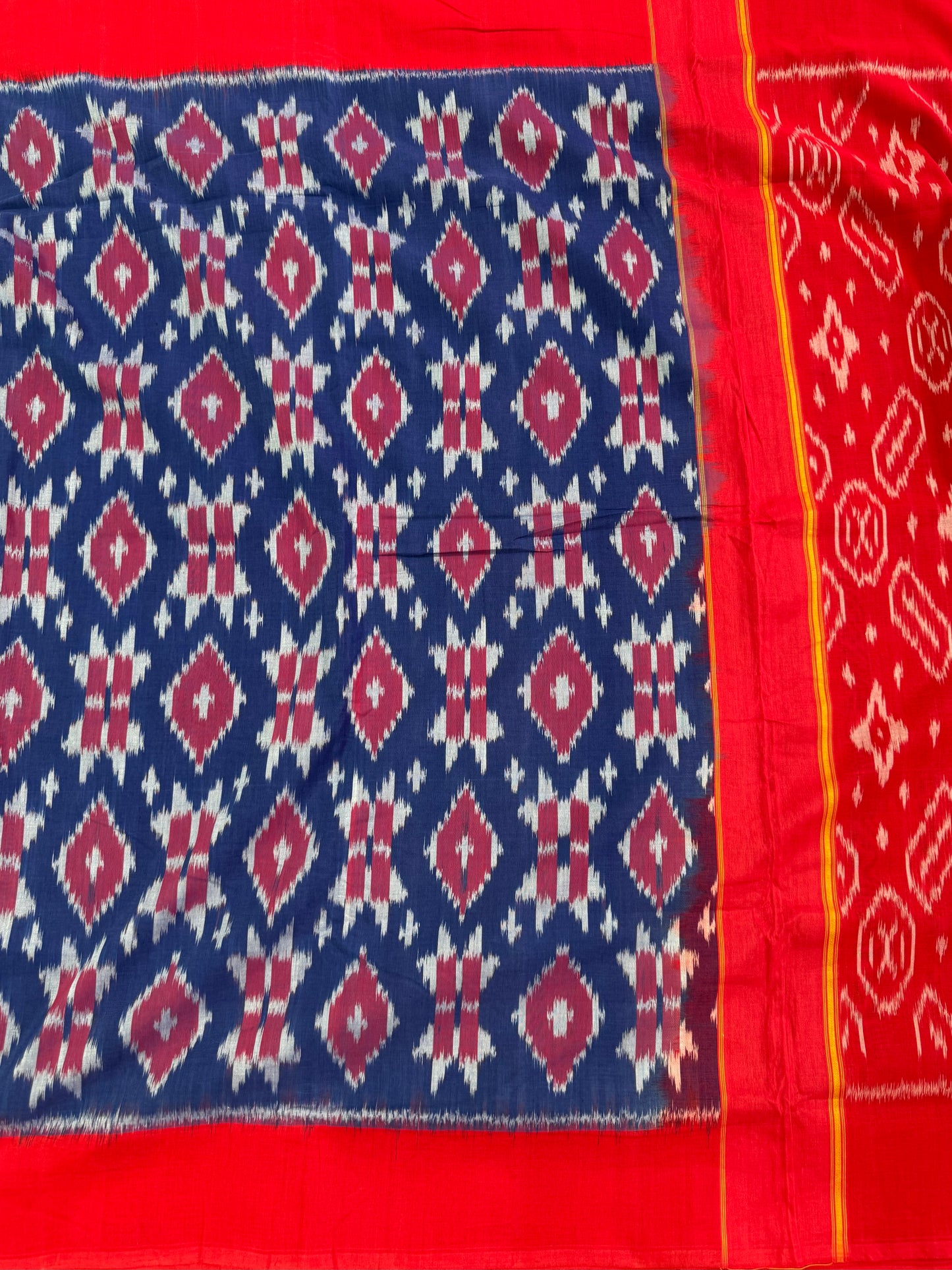 Pure Pochampallly Single Ikkat Cotton Saree