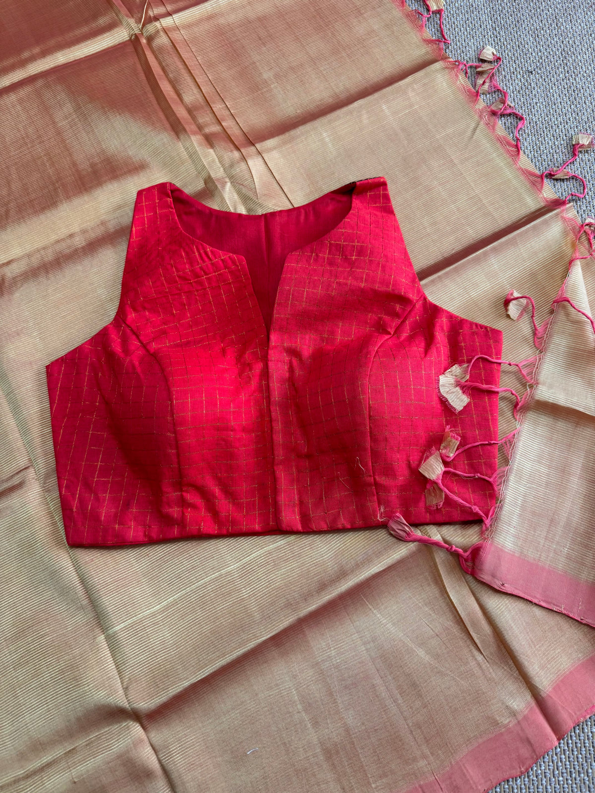 Thoorigai - sungudi saree blouse