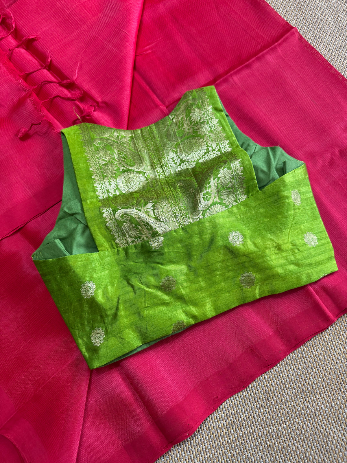 Thoorigai - silk saree blouse