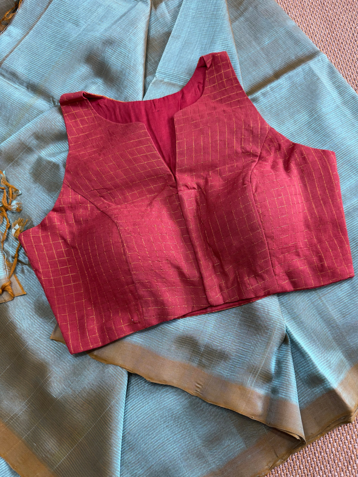 Thoorigai - sungudi saree blouse