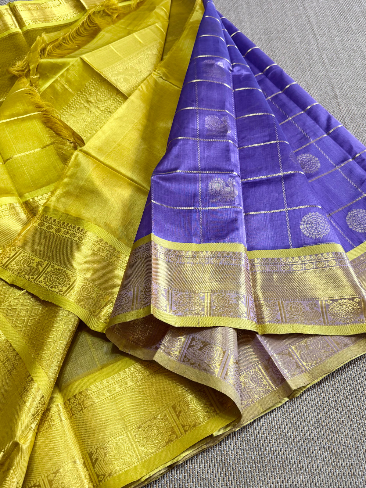 Pure Handloom Mangalagiri Pattu by cotton saree