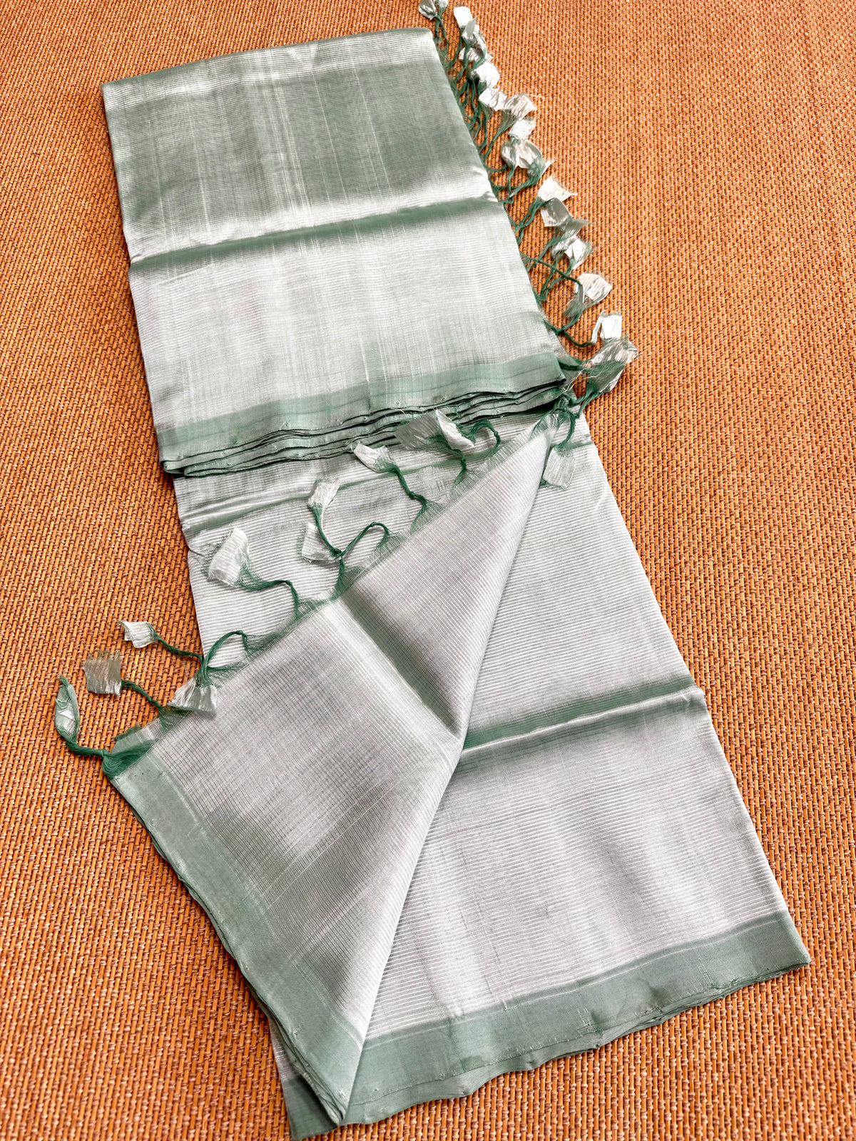 Pure Handloom Mangalagiri Pattu by cotton saree