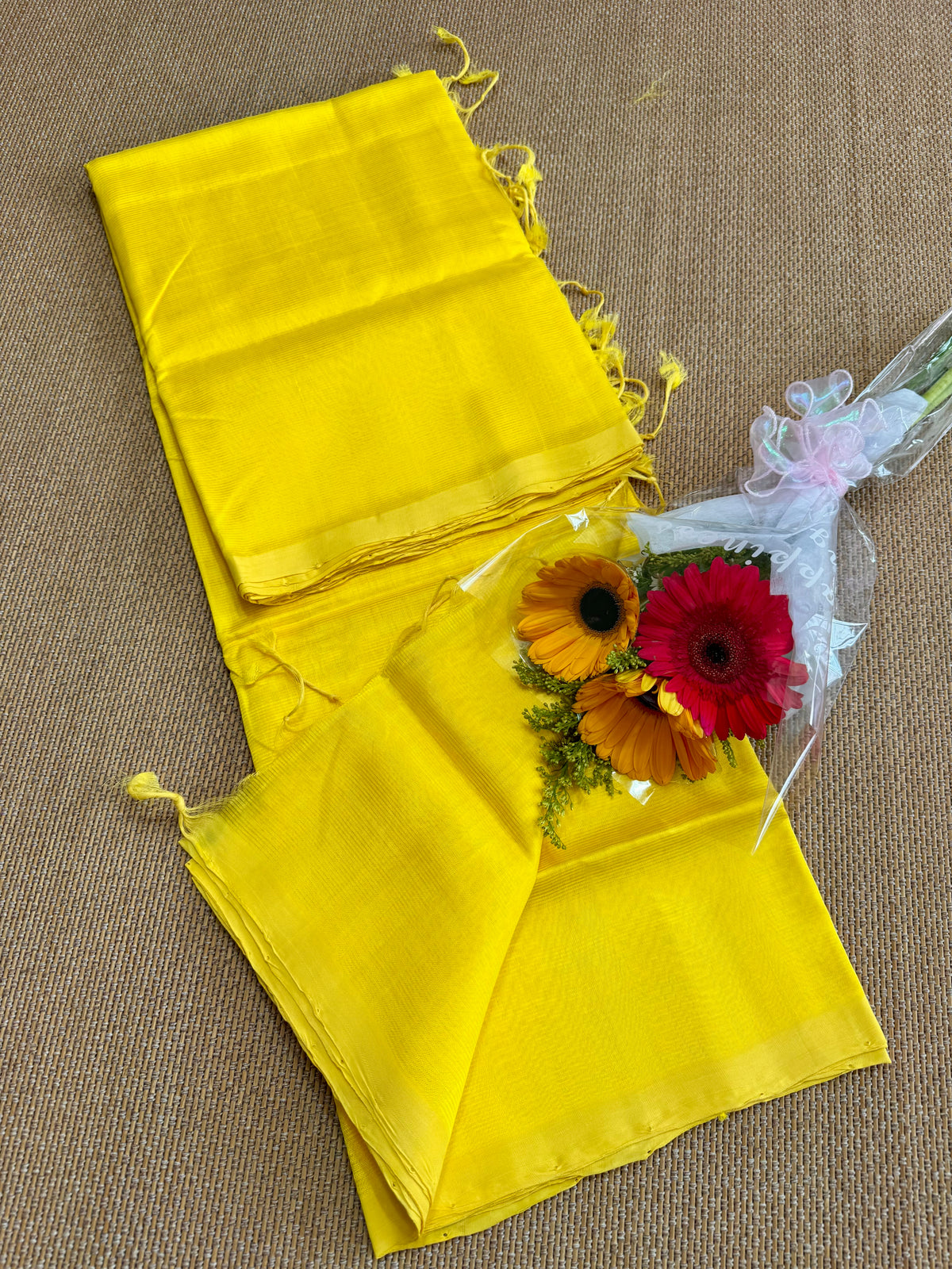 Pure Handloom Mangalagiri Pattu by cotton saree