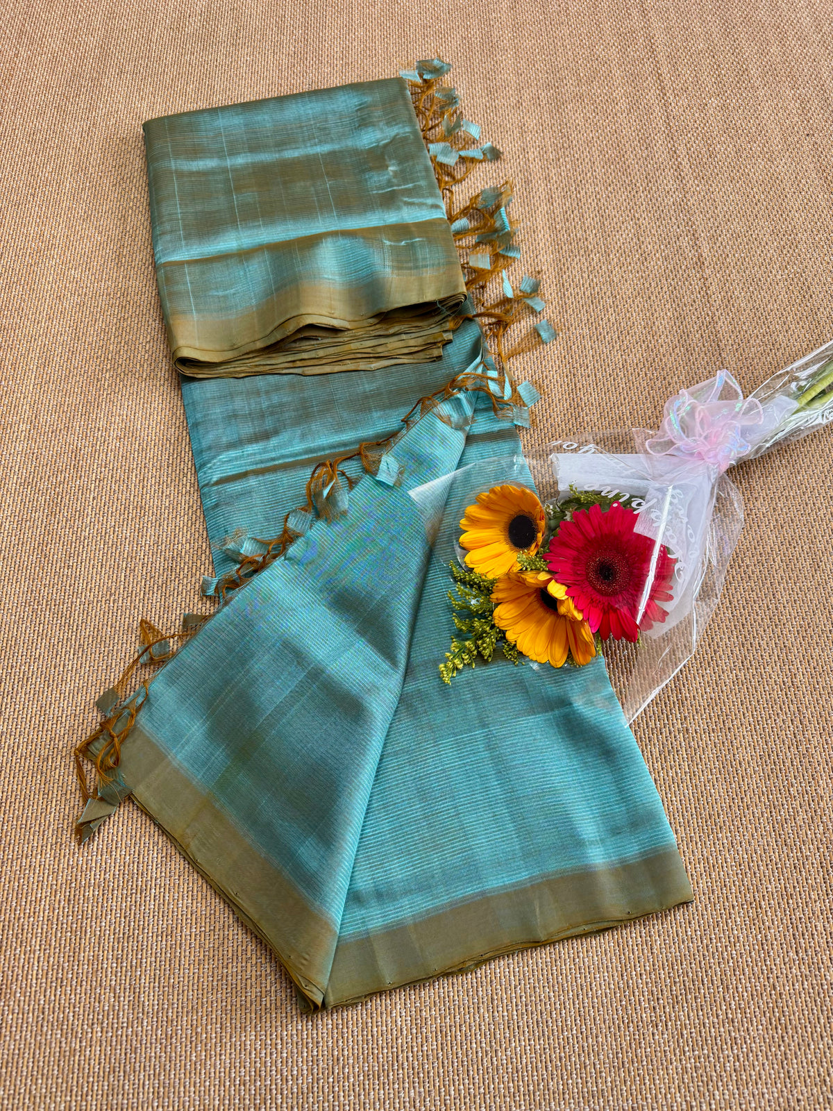 Pure Handloom Mangalagiri Pattu by cotton saree