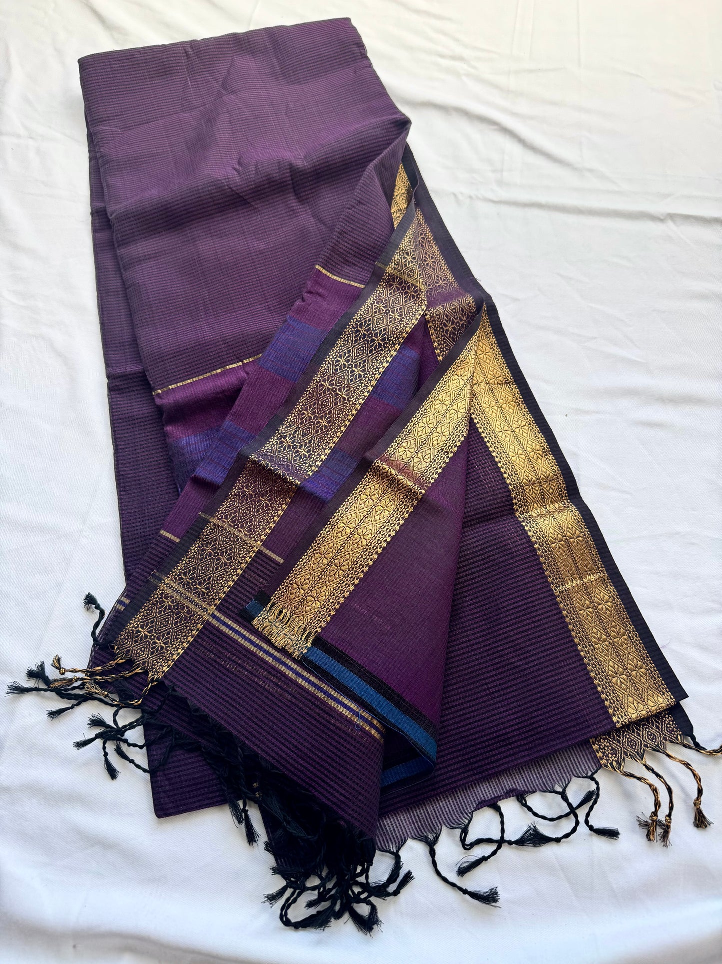 Pure Handloom Maheswar Silk Cotton Saree