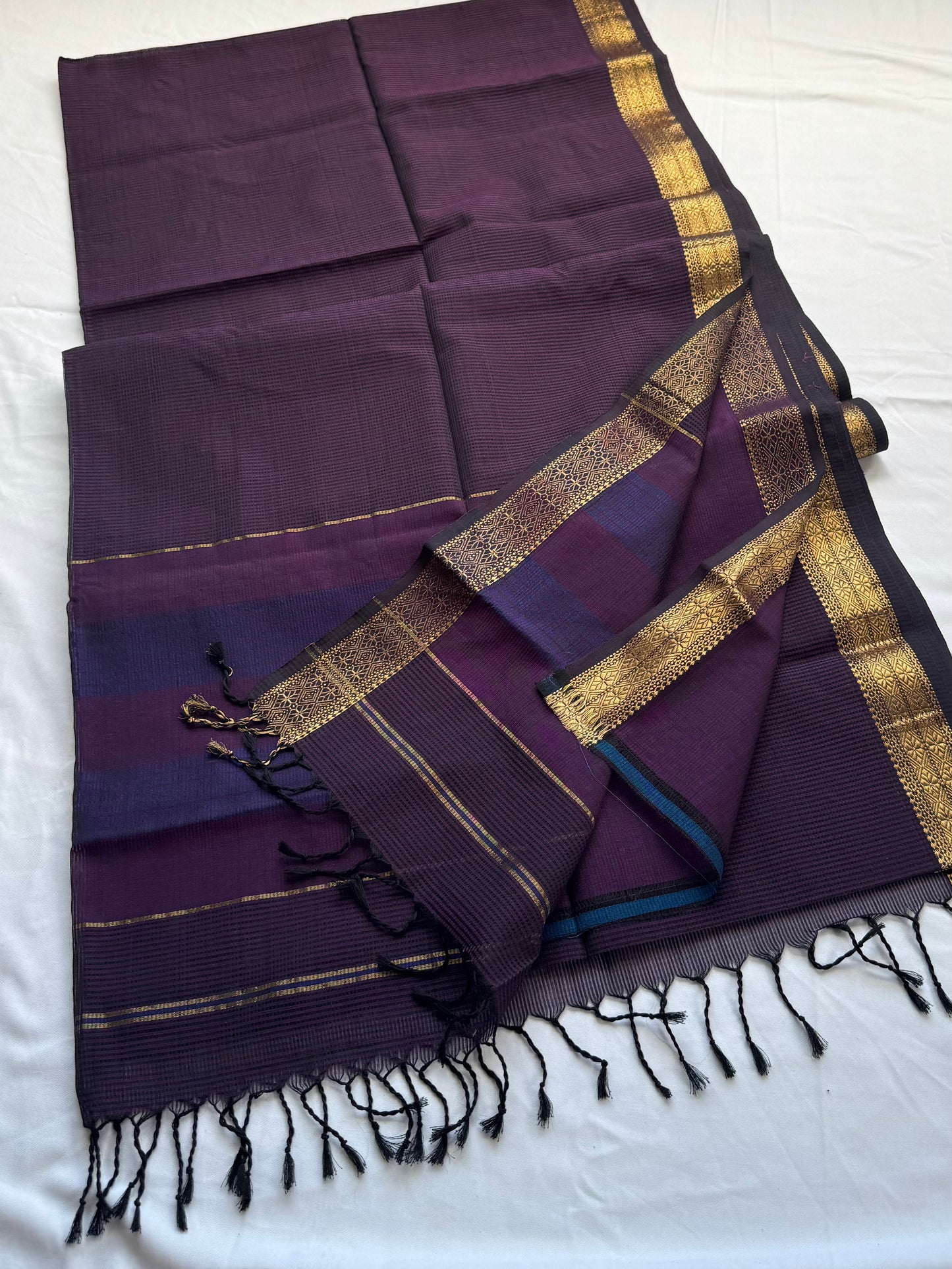 Pure Handloom Maheswar Silk Cotton Saree