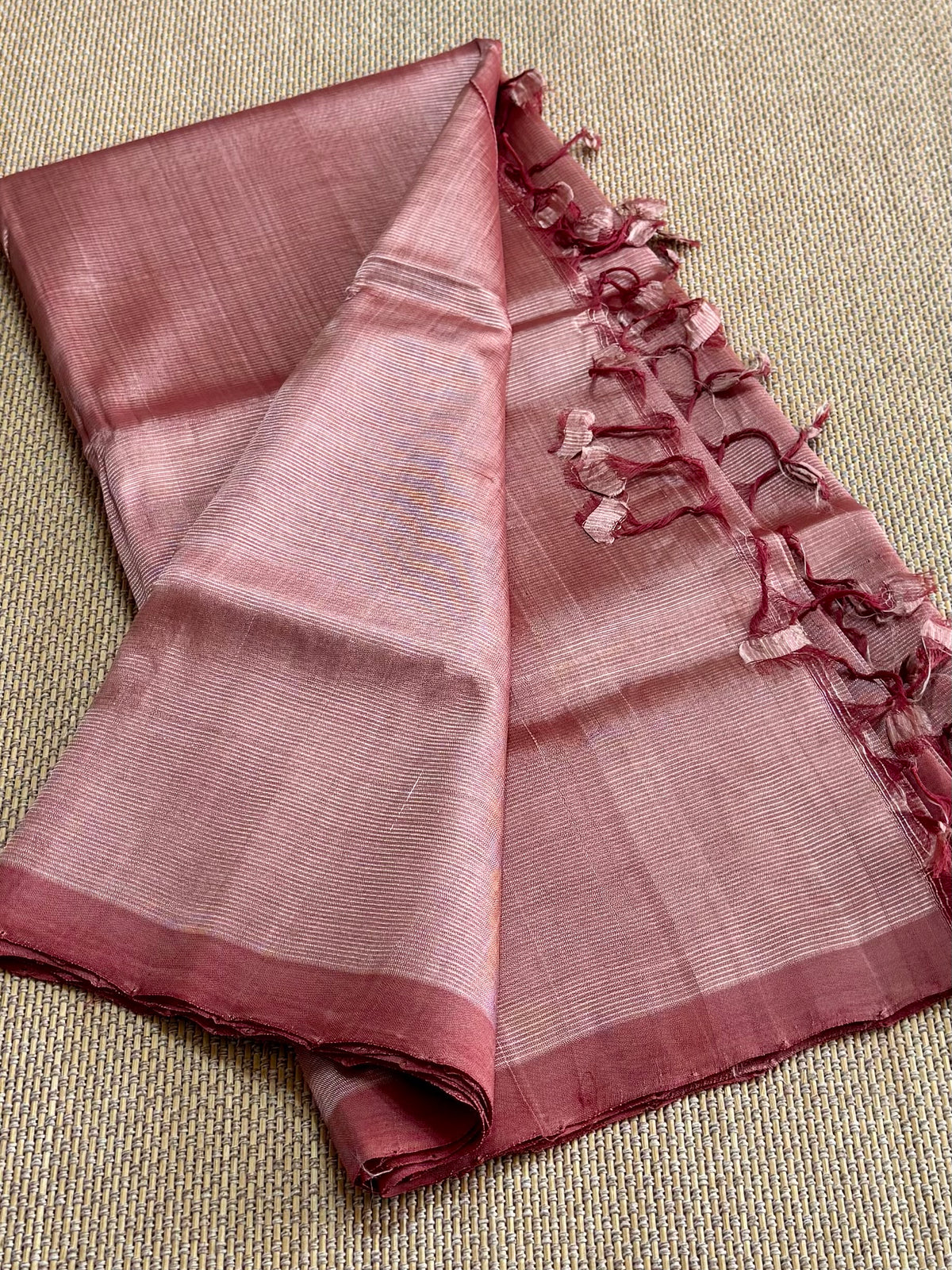 Pure Handloom Mangalagiri Pattu by cotton saree