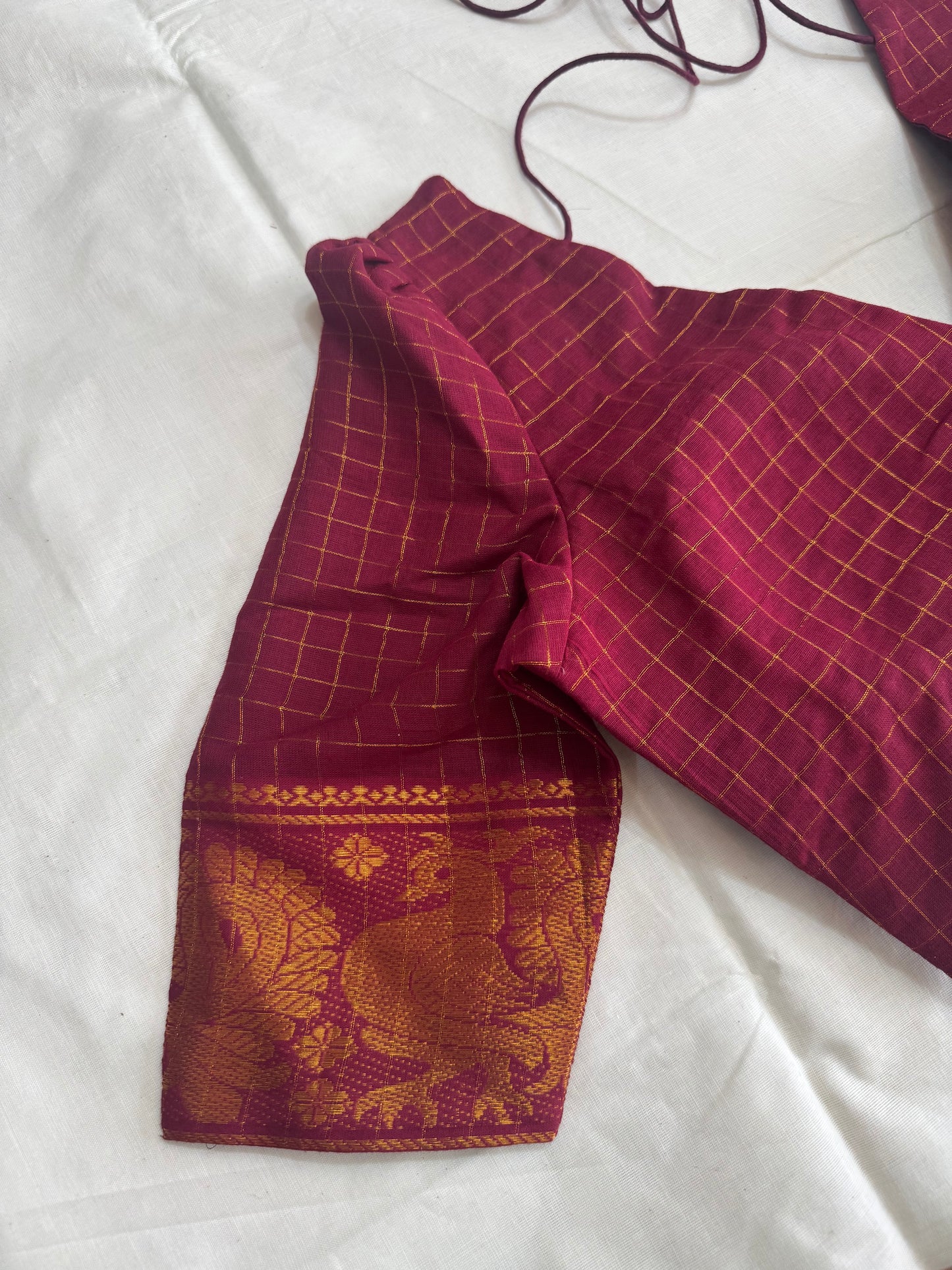 Zari Kattam - Madurai Cotton Saree Blouse