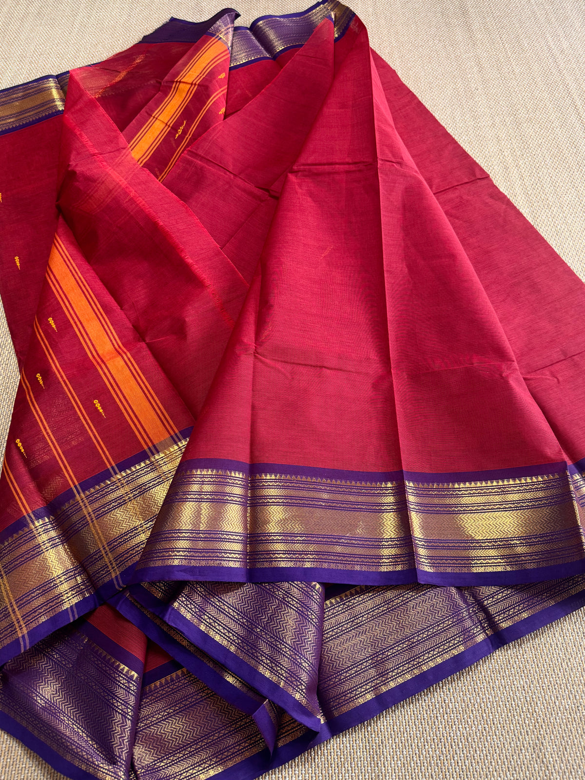 100 Counts Chettinadu Cotton Saree