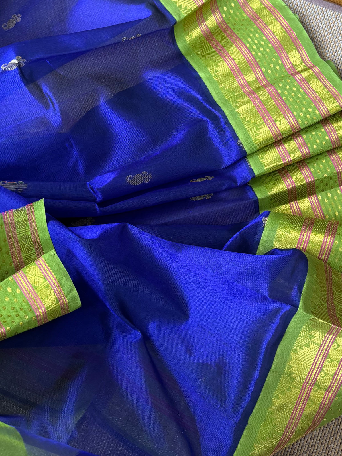 Korvai Silk Cotton saree