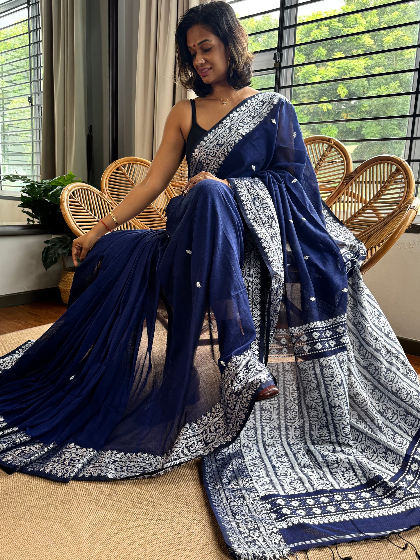 Bengal Loomz - soft Khadi Cotton Saree