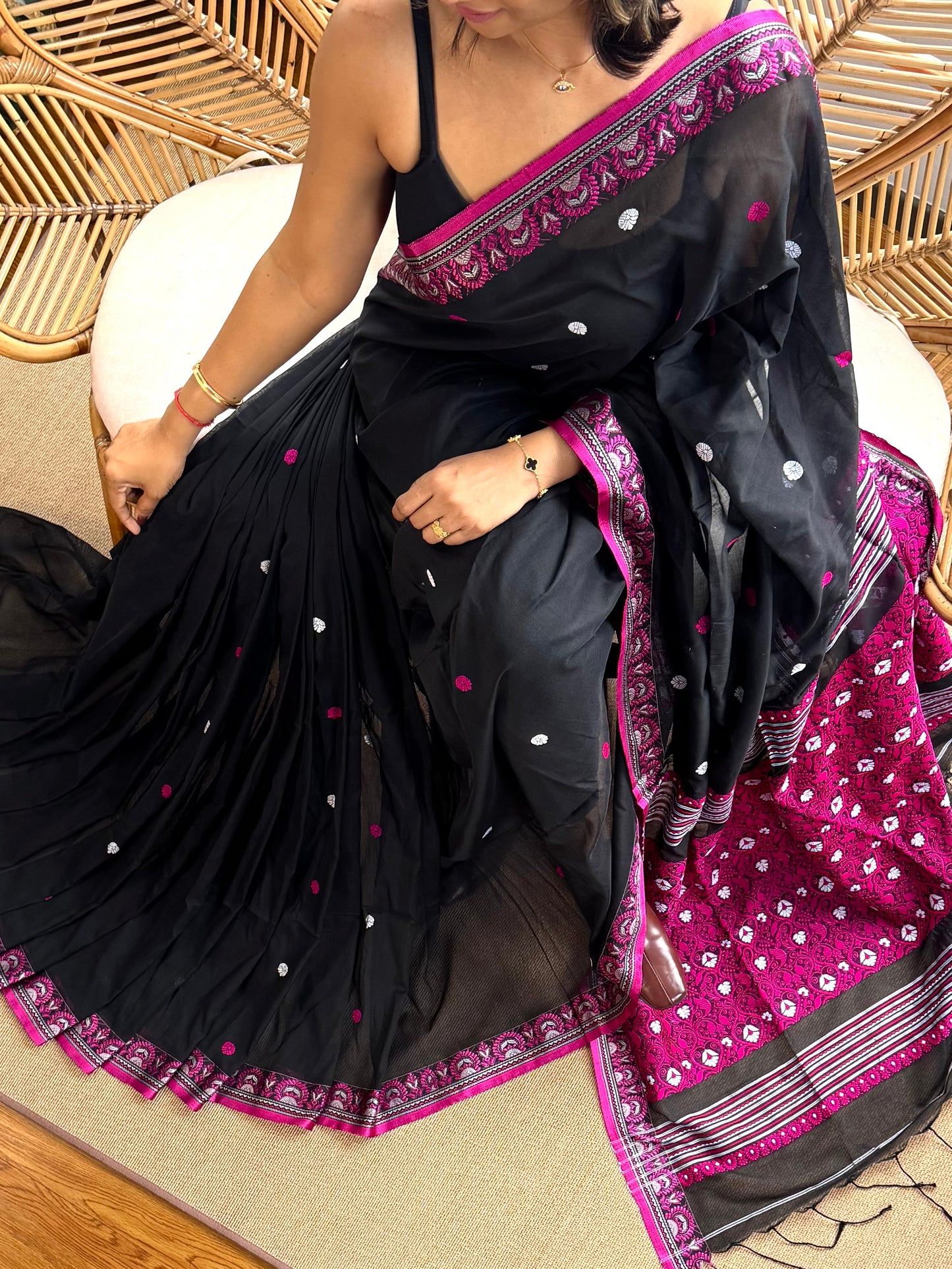 Bengal Loomz - soft Khadi Cotton Saree