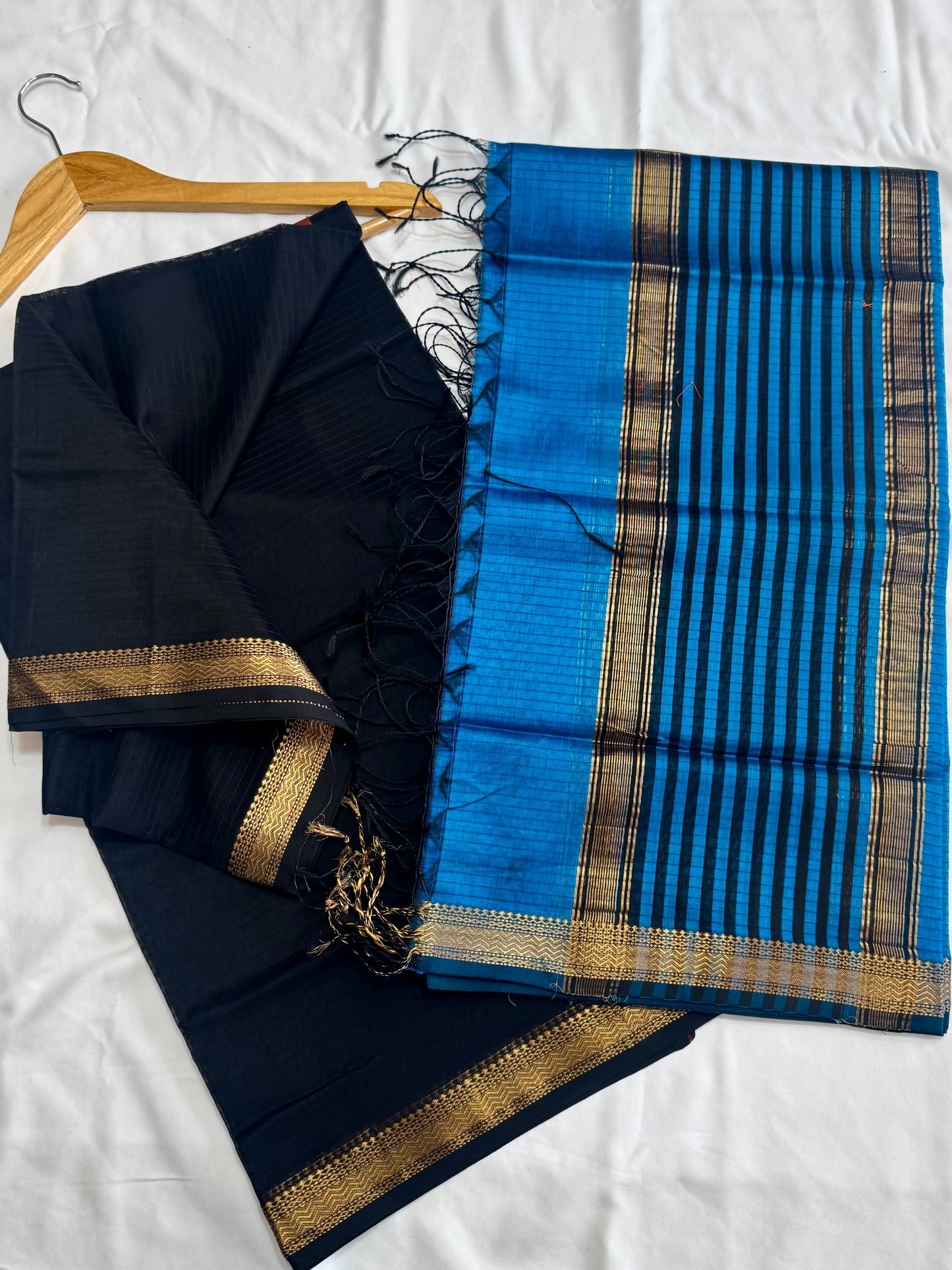 Pure Handloom Maheswari Silk Cotton Salwar Suit