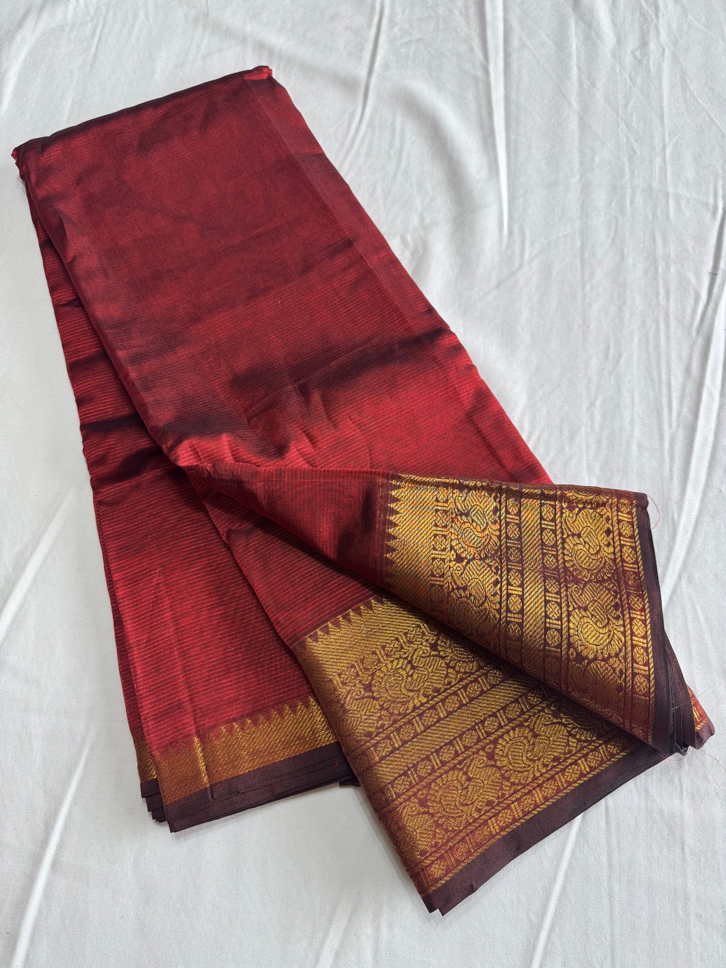 Mangalagiri Pattu by cotton saree with kanchi border