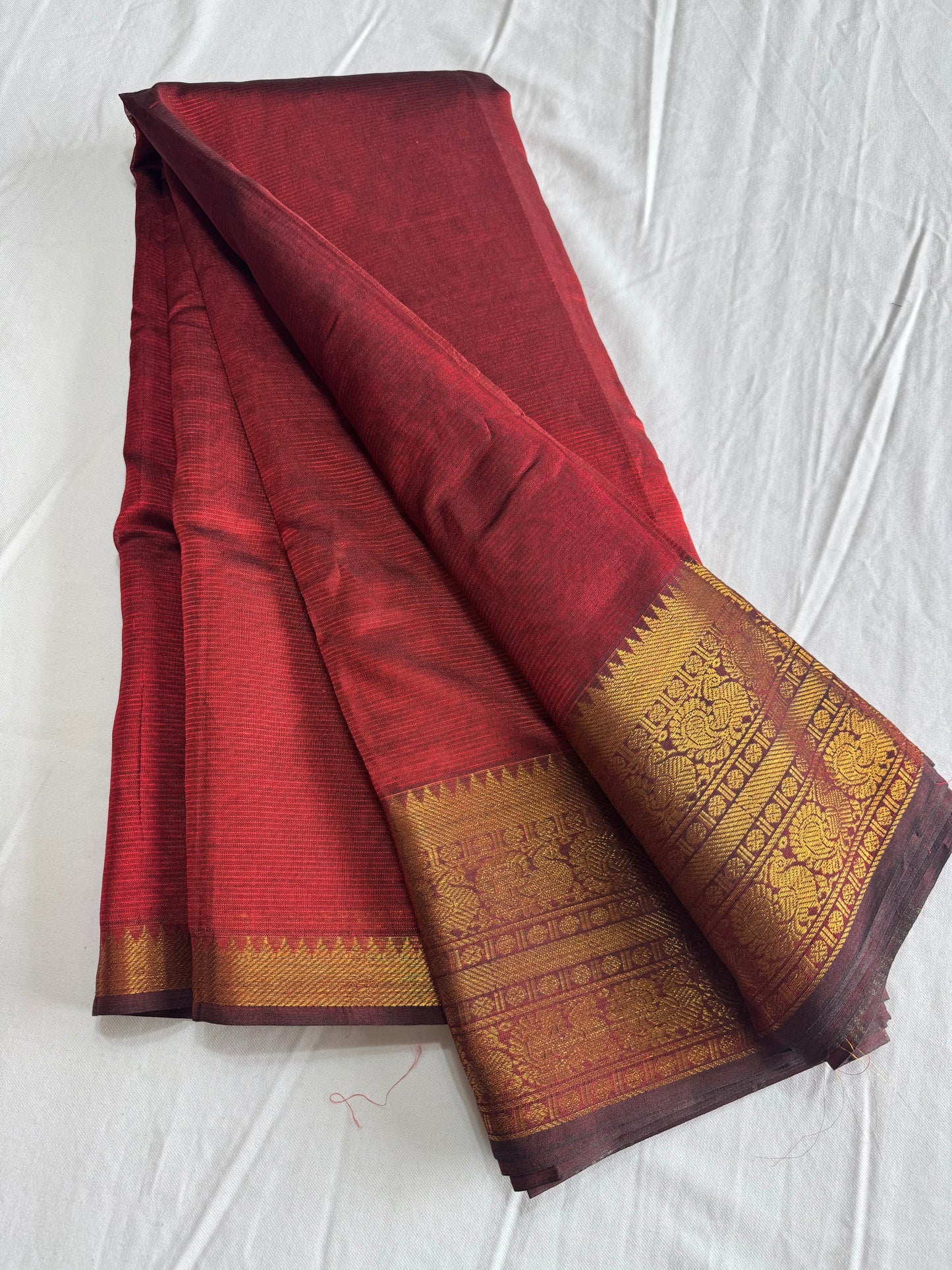 Mangalagiri Pattu by cotton saree with kanchi border