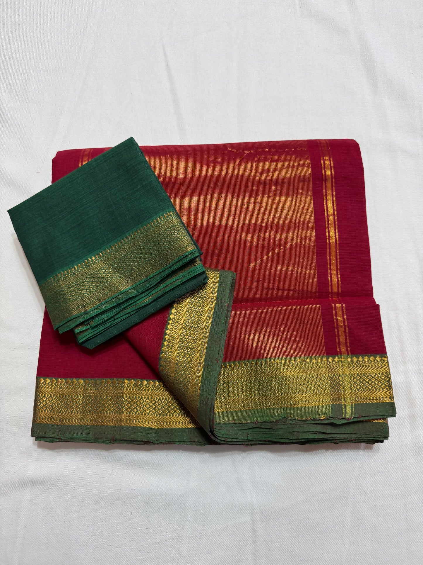 MAnglagiry thick weaving cotton saree