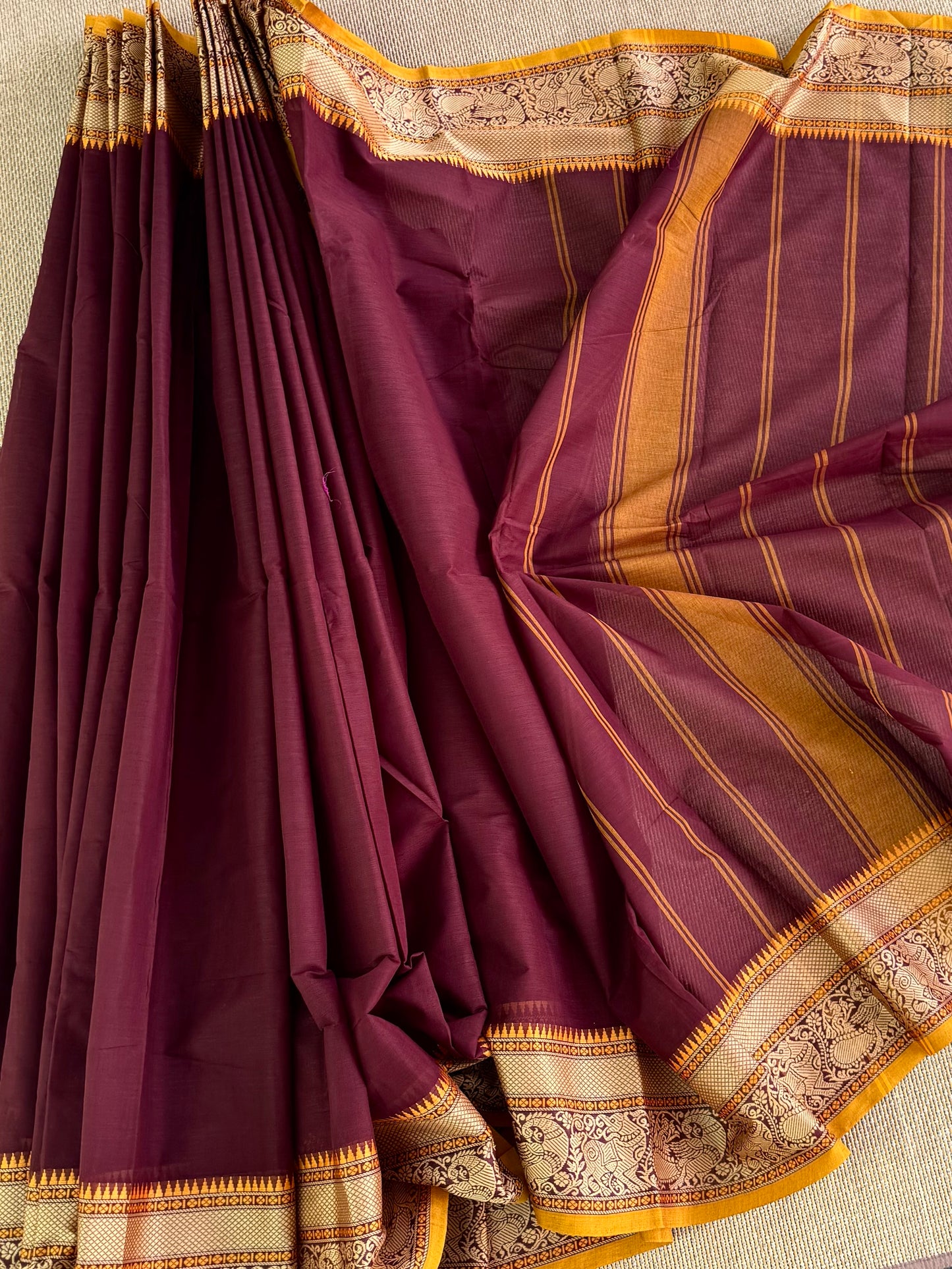 100 Counts Chettinadu Cotton Saree