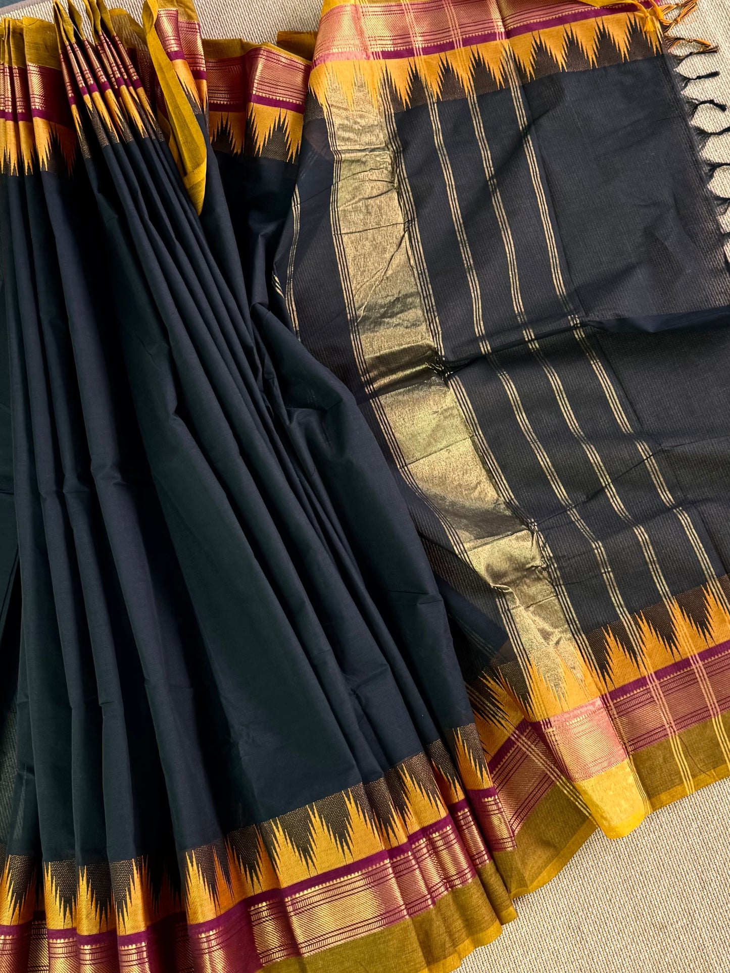 100 Counts Chettinadu Cotton Saree