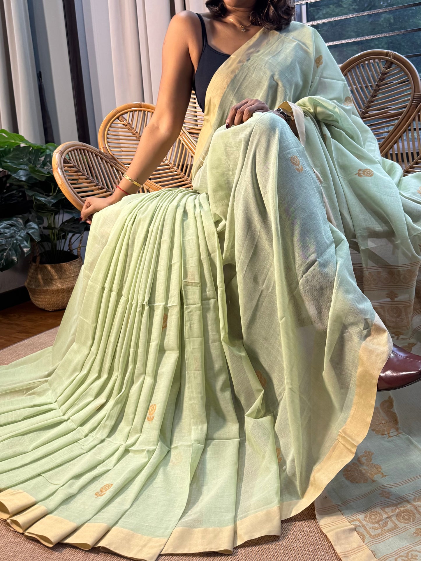 Bengal Loomz - soft Khadi Cotton Saree