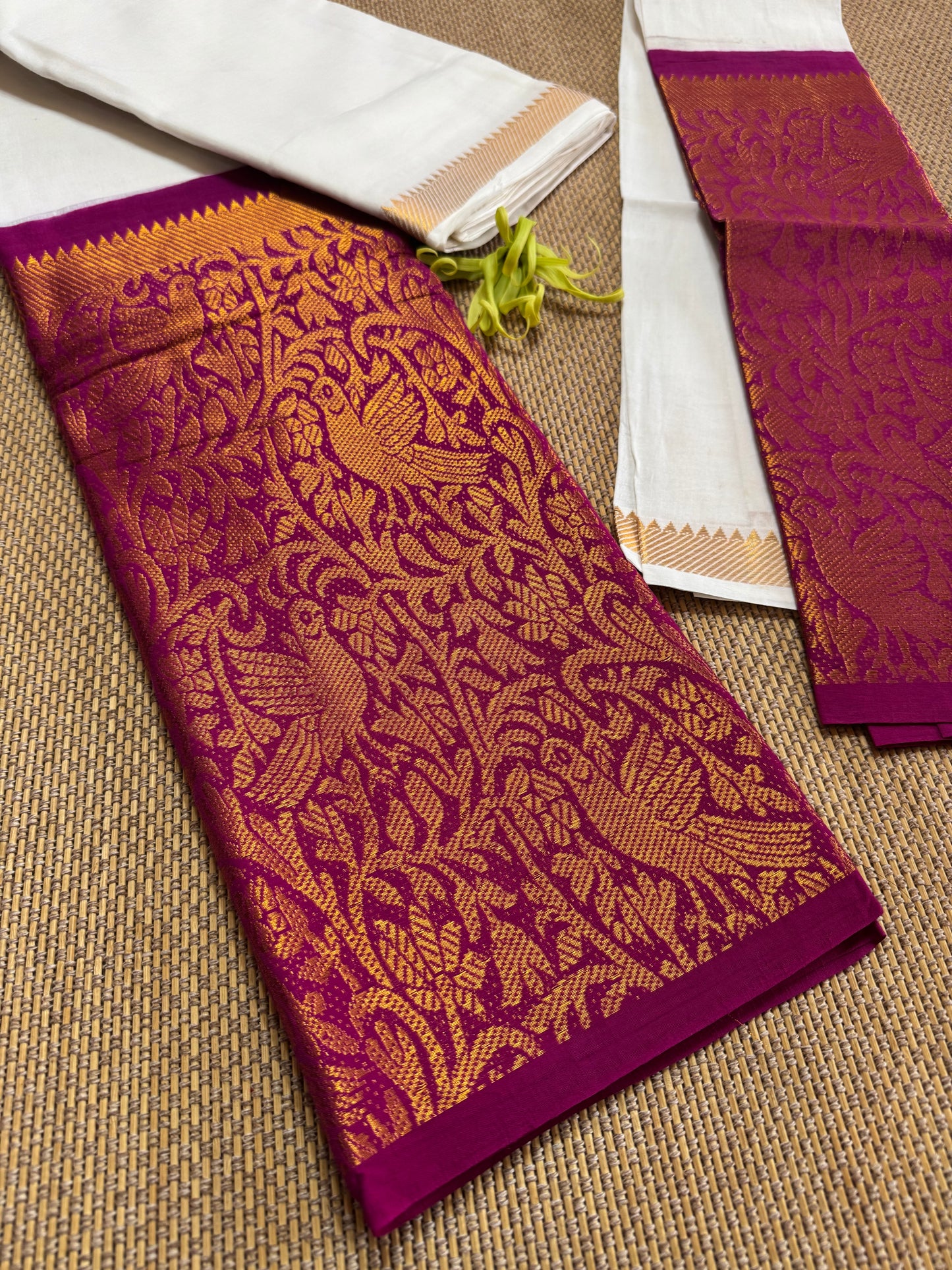 Madurai Vanasinggaram Cotton Saree