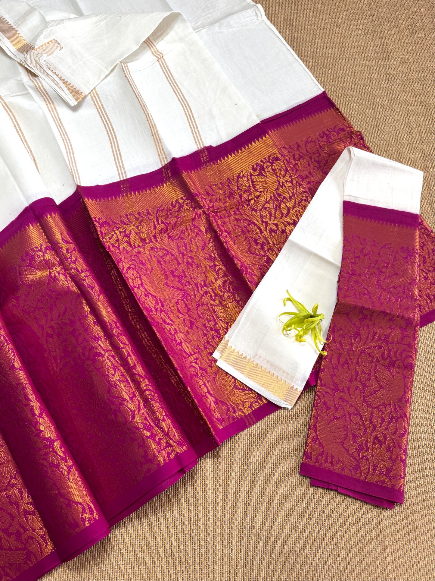 Madurai Vanasinggaram Cotton Saree