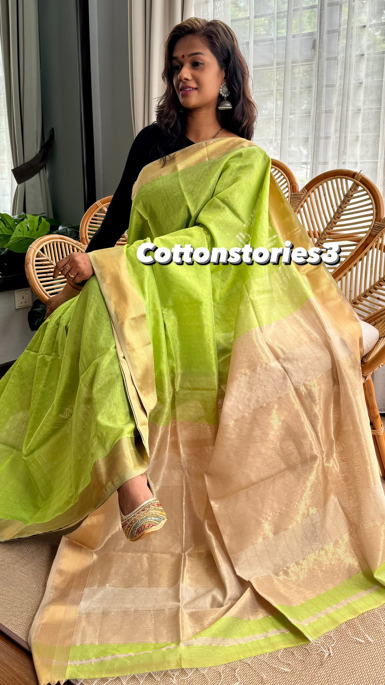 Pure Handloom Maheswar Silk Cotton Saree