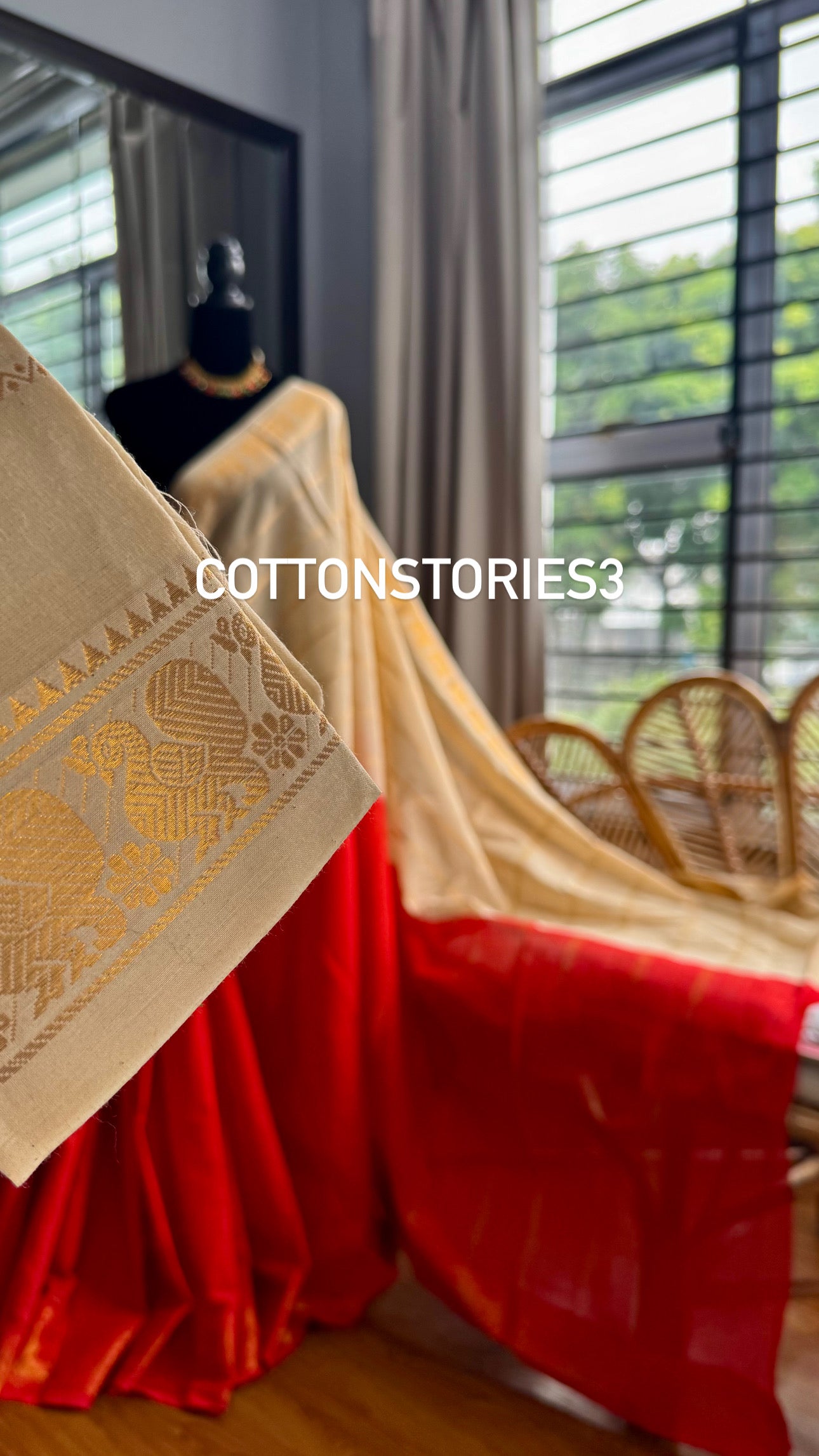 Yin yang sungudi saree