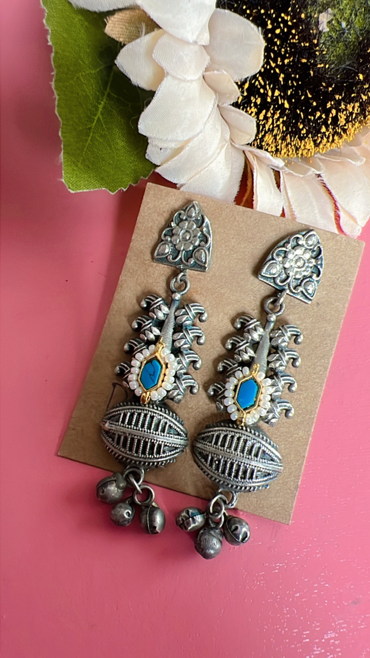 Oxidized Earrings