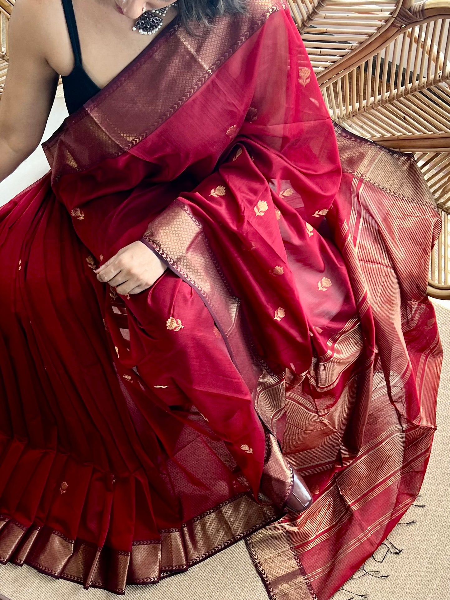 Maheswar silk cotton saree