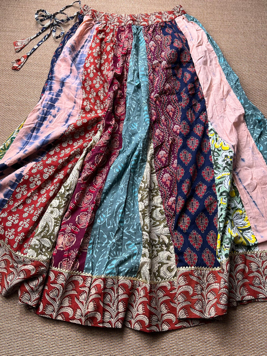 Ajrakh cotton skirt