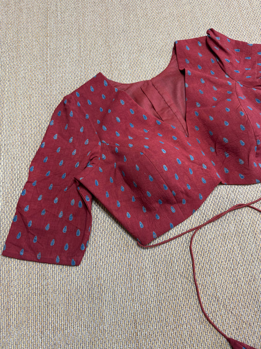 Artisan ready made saree blouse